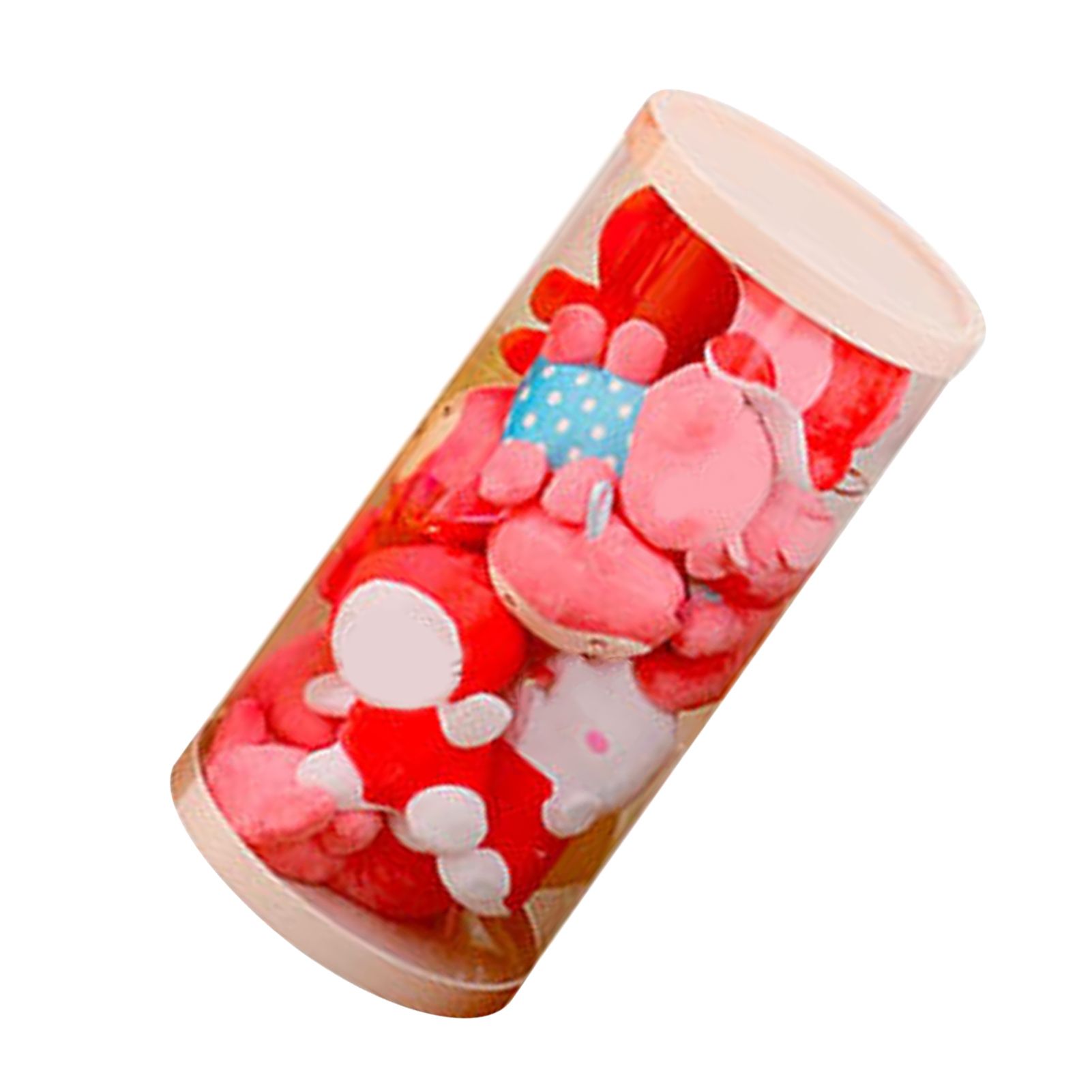 Doll Storage Bucket Transparent Rotatable PVC 26cm Stuffed Animal Storage view 4