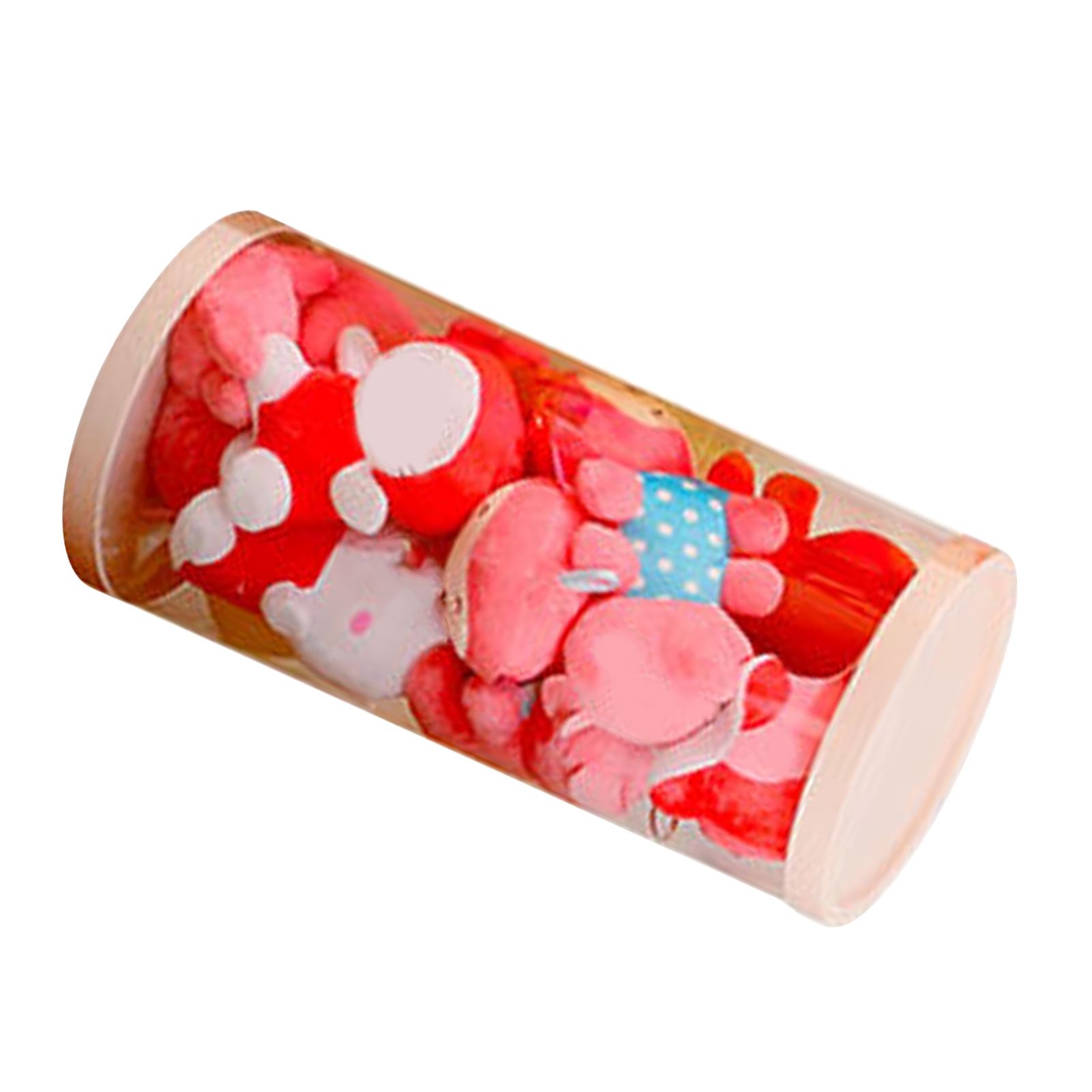 Doll Storage Bucket Transparent Rotatable PVC 26cm Stuffed Animal Storage view 5