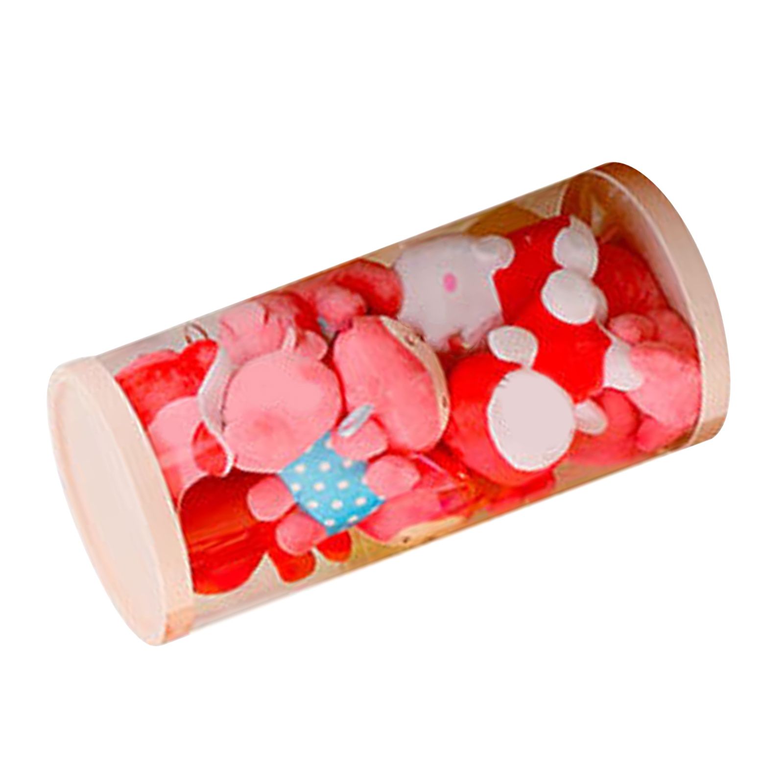 Doll Storage Bucket Transparent Rotatable PVC 26cm Stuffed Animal Storage view 8