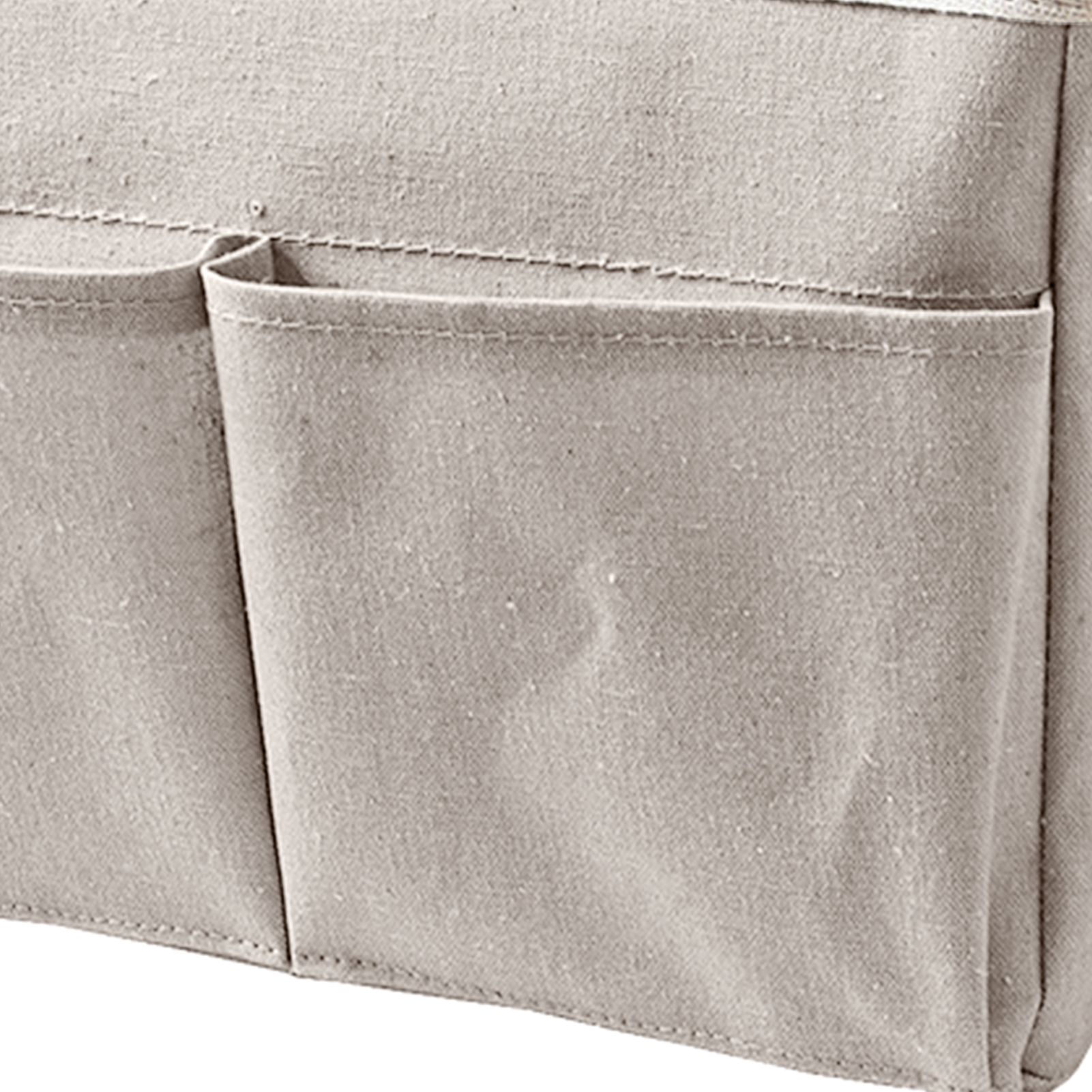 Nightstand Hanging Bag Cotton Linen Bedside Storage Pocket Organizer Basket view 8