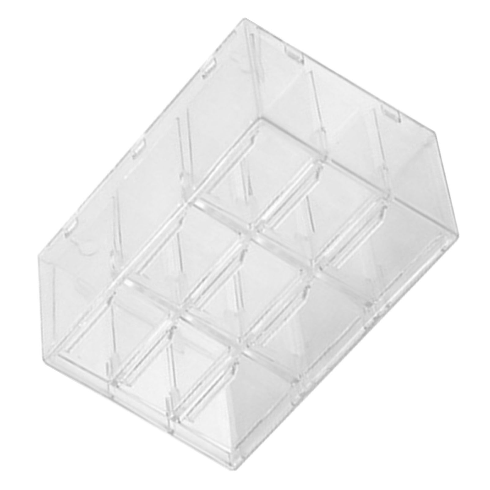 Grid Storage Box Dustproof Transparent Plastic Container Organizer for Jewelry view 12
