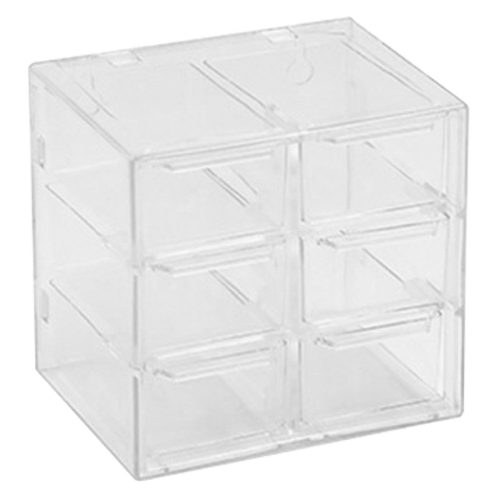 Grid Storage Box Dustproof Transparent Plastic Container Organizer for Jewelry view 2