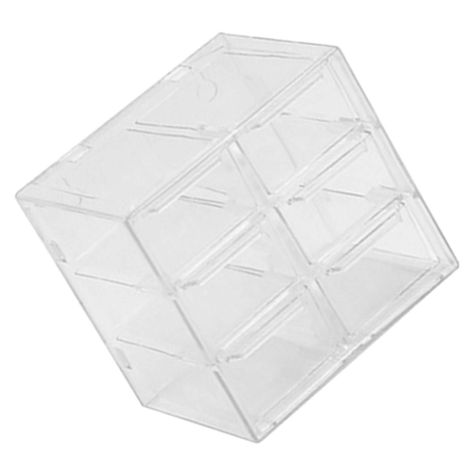 Grid Storage Box Dustproof Transparent Plastic Container Organizer for Jewelry view 4