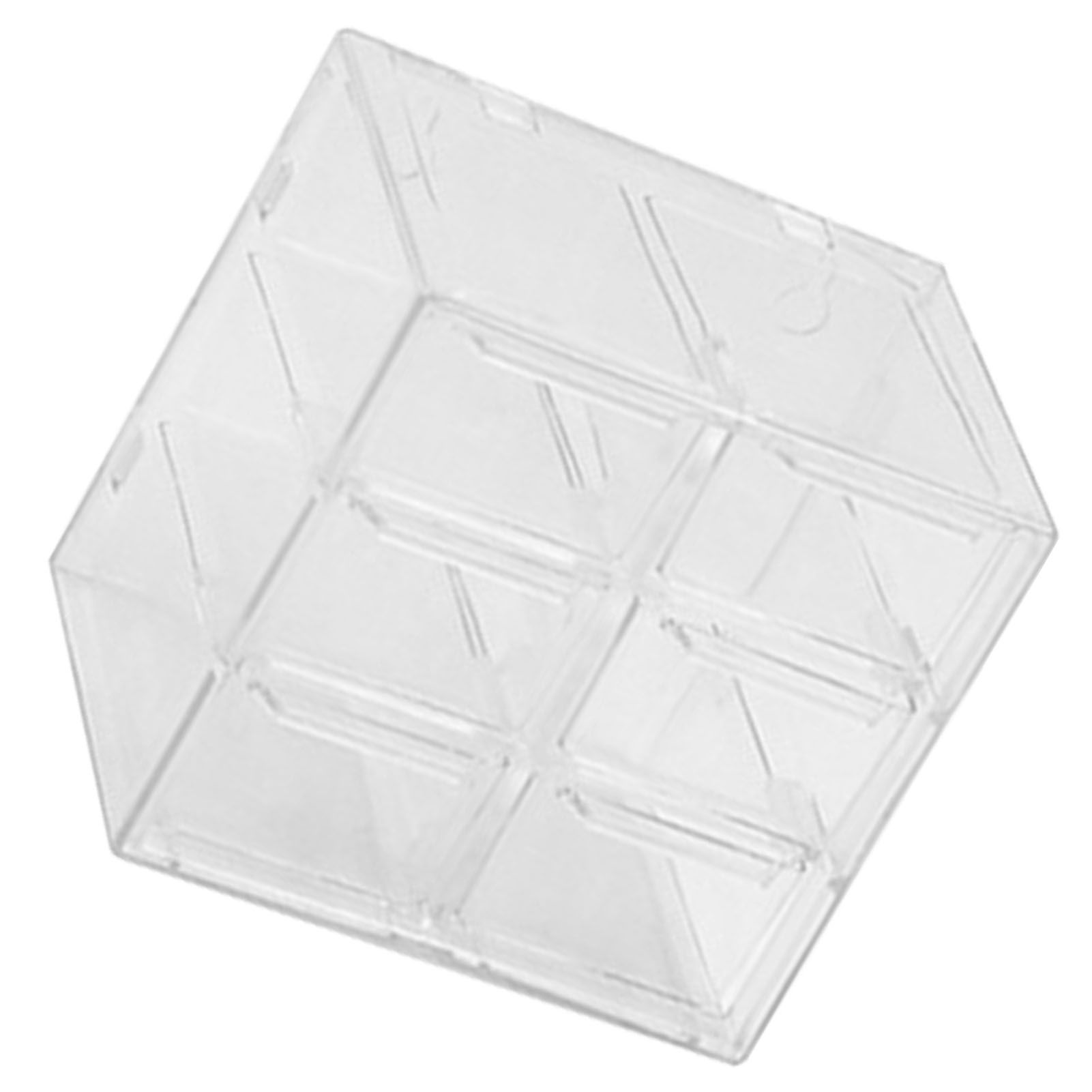 Grid Storage Box Dustproof Transparent Plastic Container Organizer for Jewelry view 10