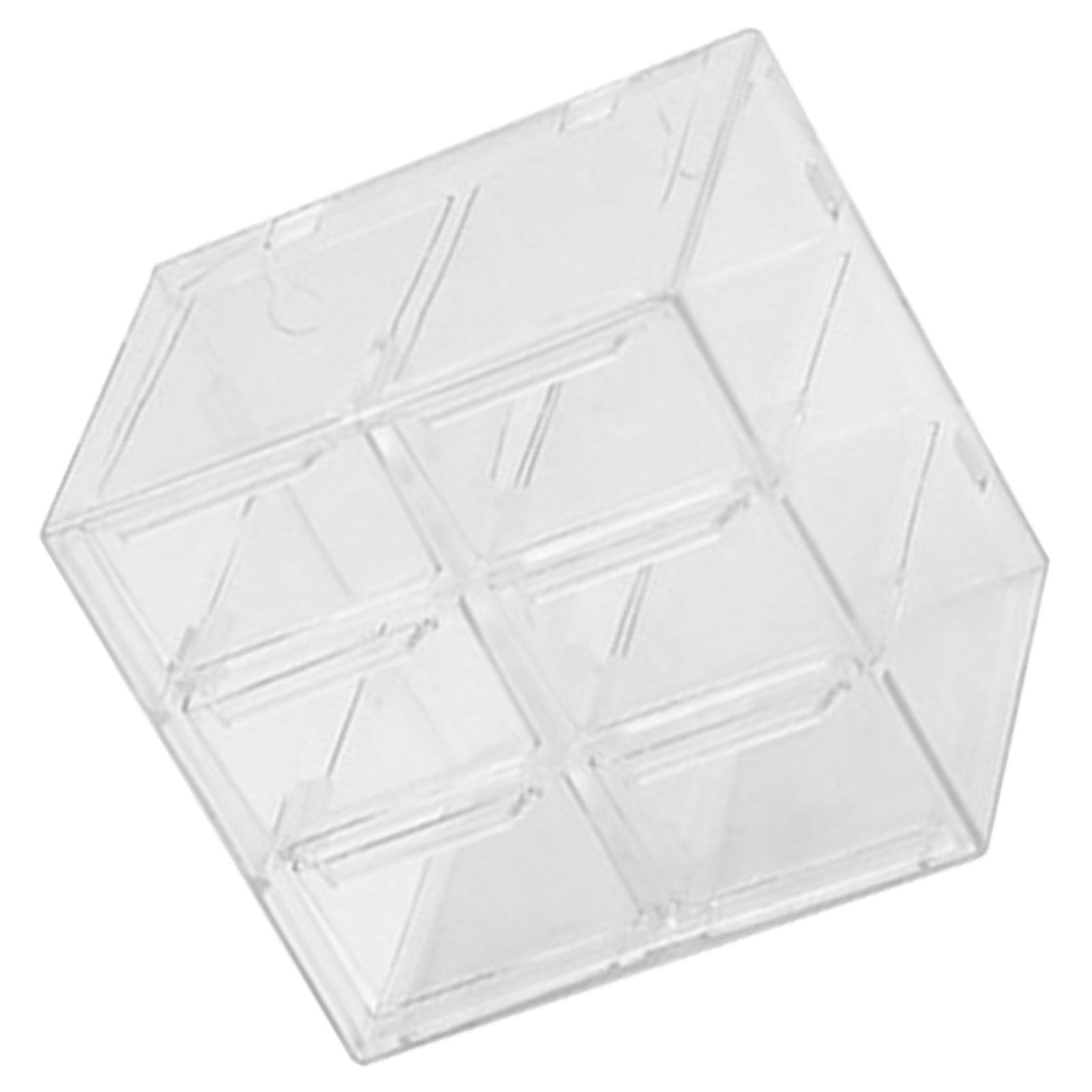 Grid Storage Box Dustproof Transparent Plastic Container Organizer for Jewelry view 11