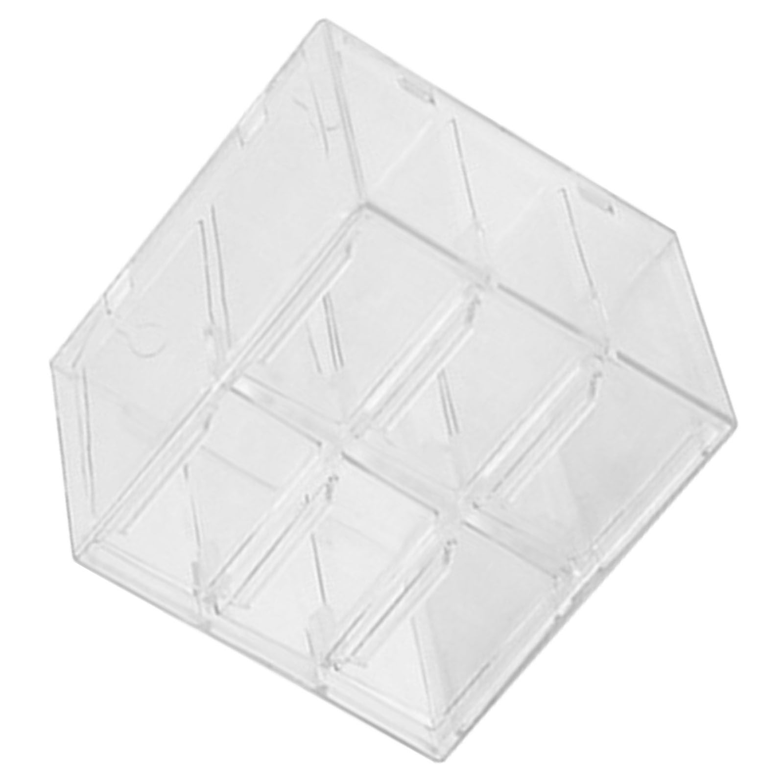 Grid Storage Box Dustproof Transparent Plastic Container Organizer for Jewelry view 12