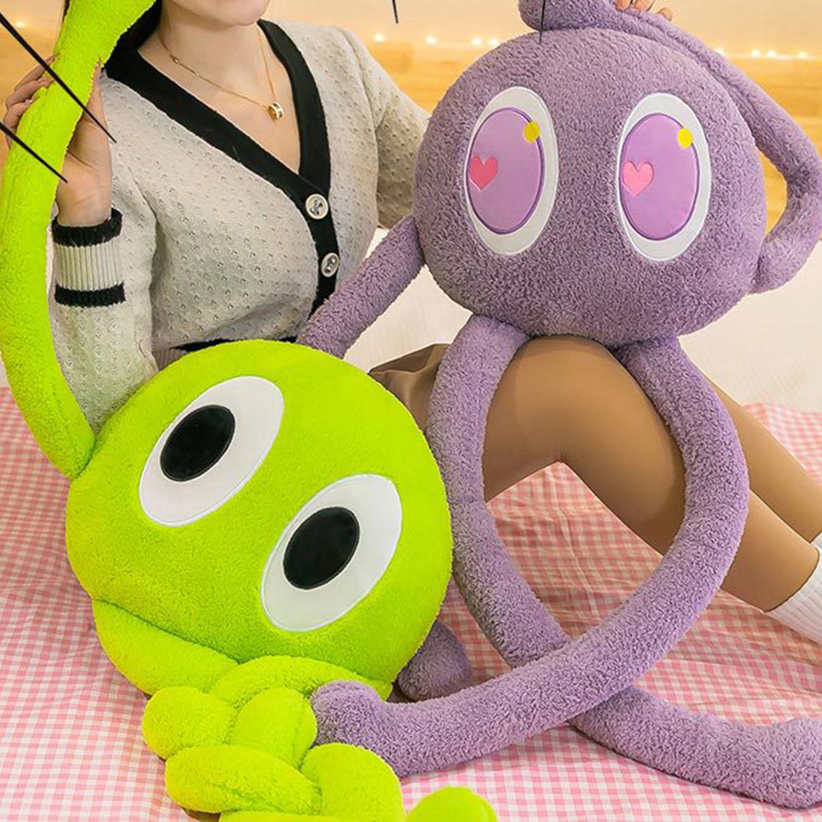 Plush Octopus Pillow Cute Shape Soft Comfortable Stuffed Octopus Doll Toy with view 13