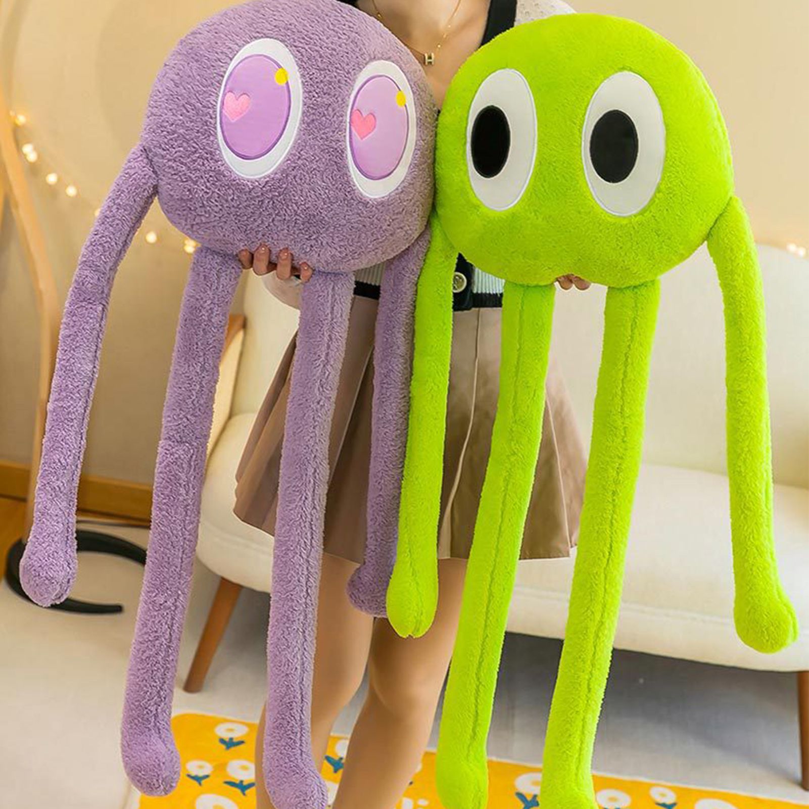Plush Octopus Pillow Cute Shape Soft Comfortable Stuffed Octopus Doll Toy with view 14