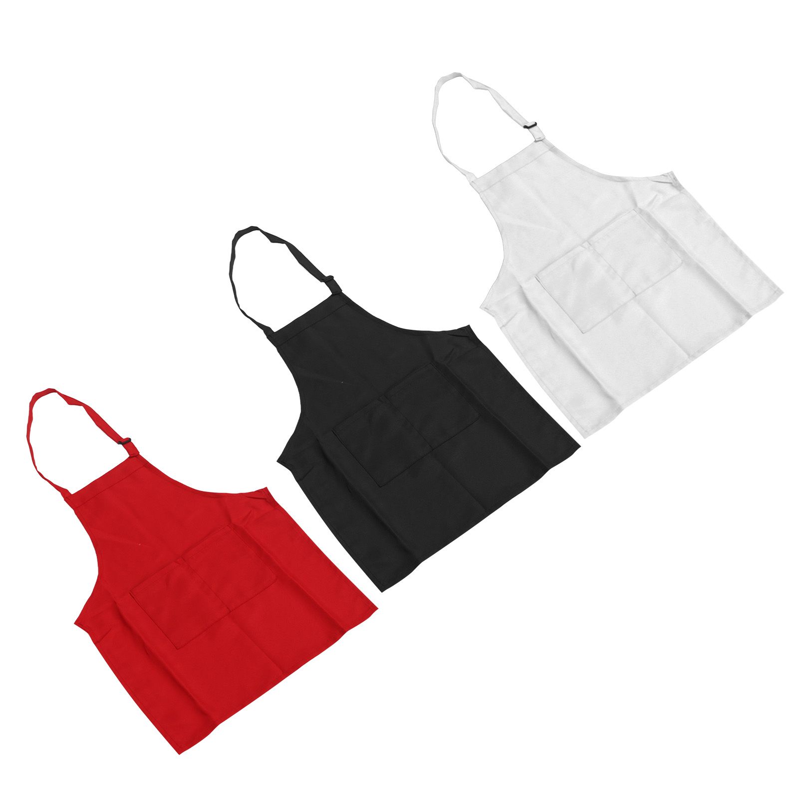 3Pcs Children Aprons Baking DIY Kids Aprons with Pockets for Boys Girls Aged view 5