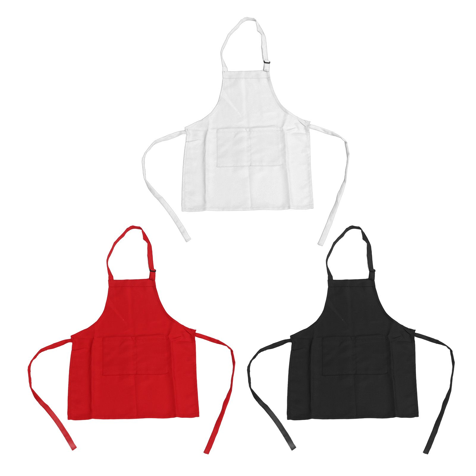 3Pcs Children Aprons Baking DIY Kids Aprons with Pockets for Boys Girls Aged view 10