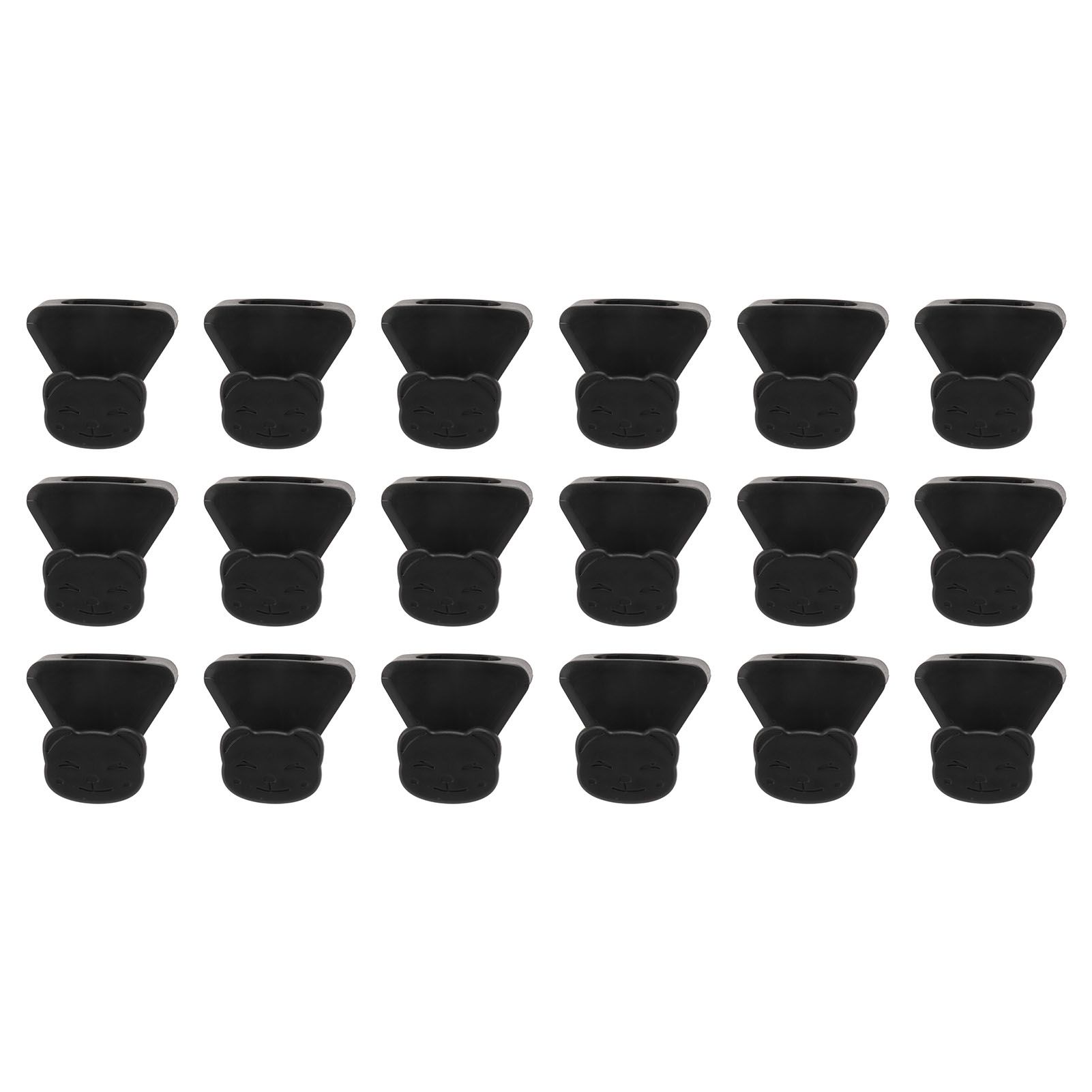 18 Pcs Clothes Hanger Connector Hook Space Saving Strong Bearing Hanger