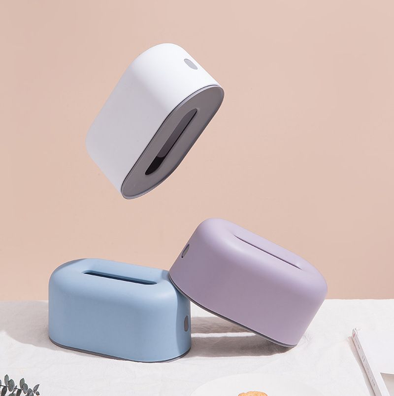 Nordic Ins Plastic Tissue Box Simple Paper Holder Dispenser Home Storage Case view 10