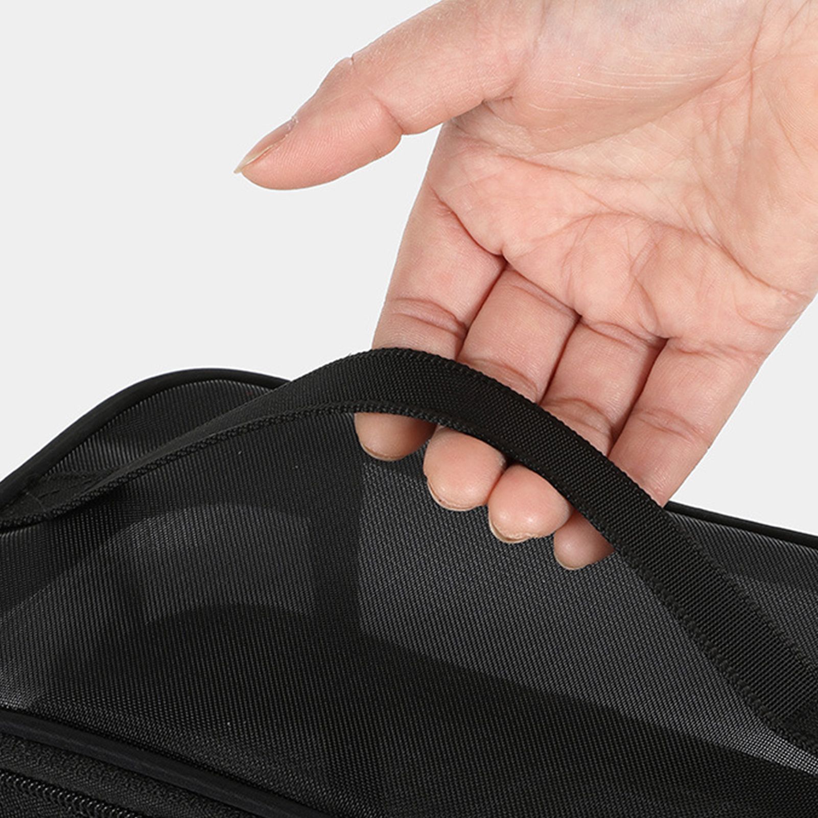Double Layer Cosmetic Bag Easy Classification Large Capacity Mesh Cosmetic Bag view 13
