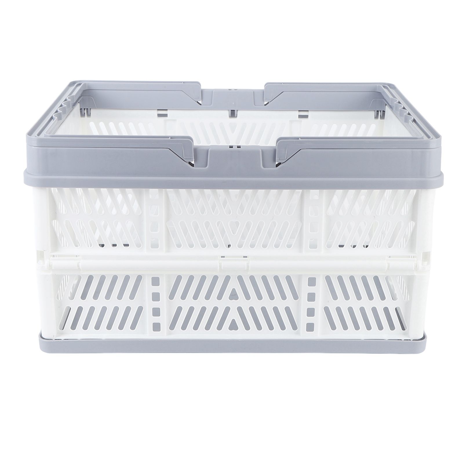 Collapsible Baskets with Handles PP Waterproof Collapsible Storage Crates for