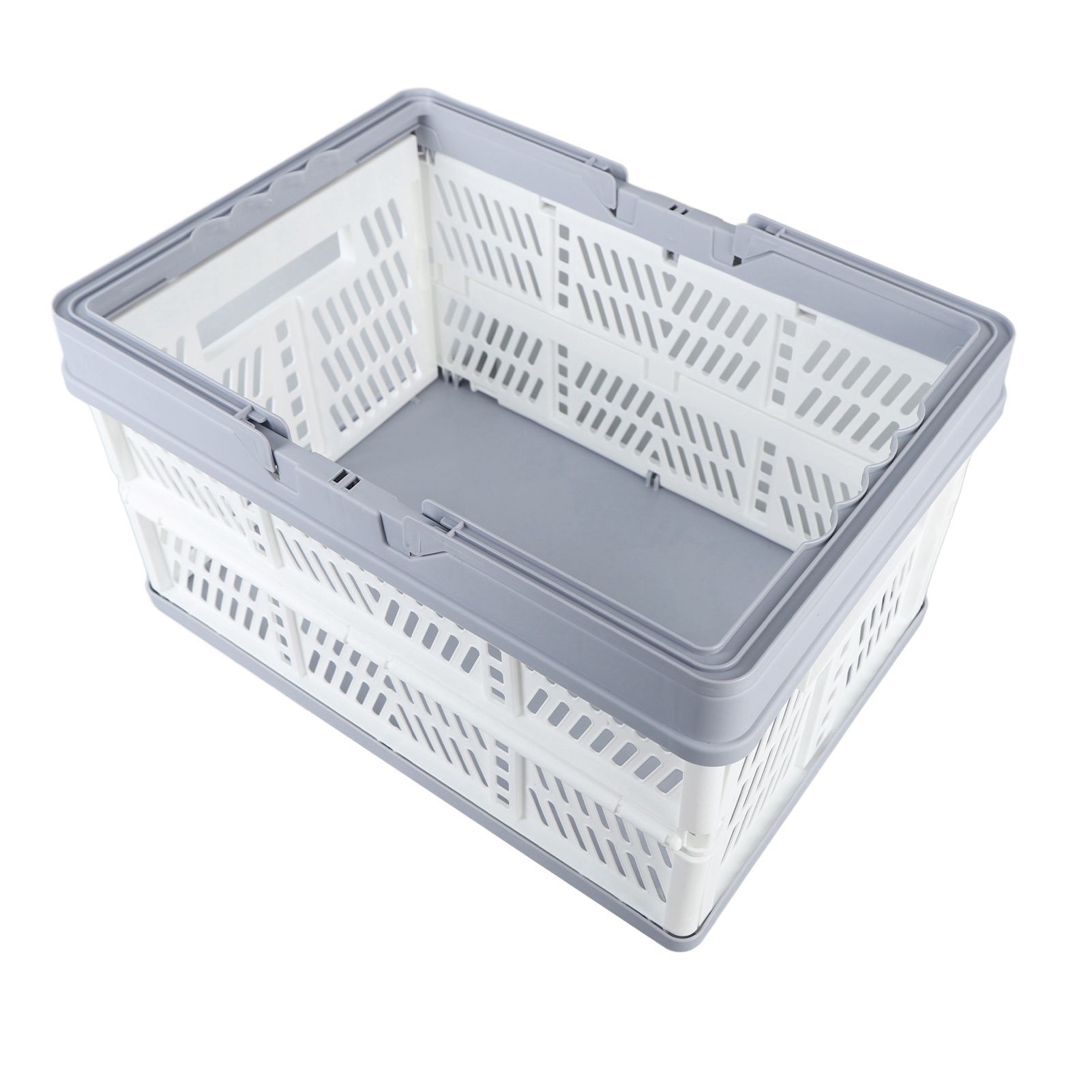 Collapsible Baskets with Handles PP Waterproof Collapsible Storage Crates for view 3