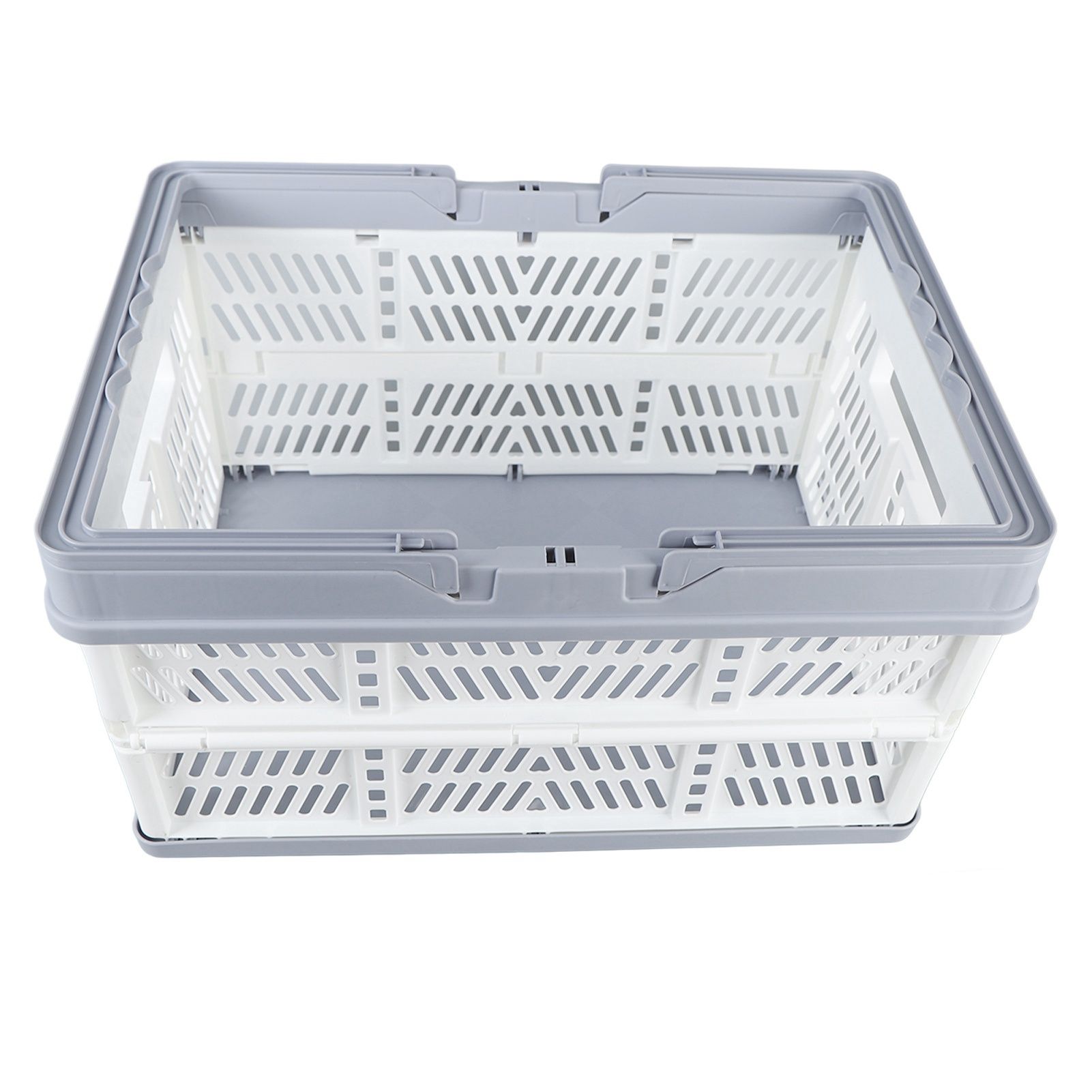 Collapsible Baskets with Handles PP Waterproof Collapsible Storage Crates for view 4