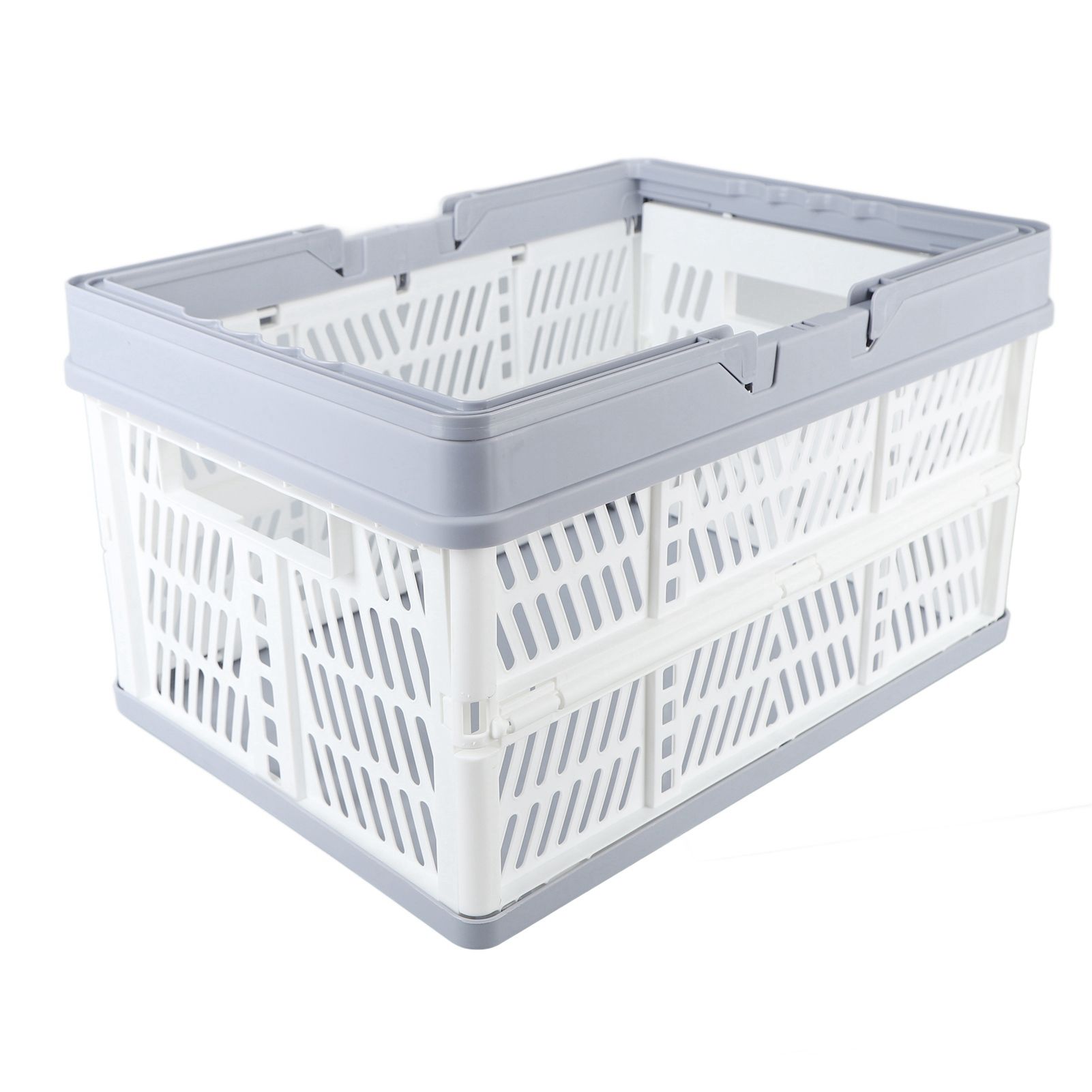 Collapsible Baskets with Handles PP Waterproof Collapsible Storage Crates for view 6