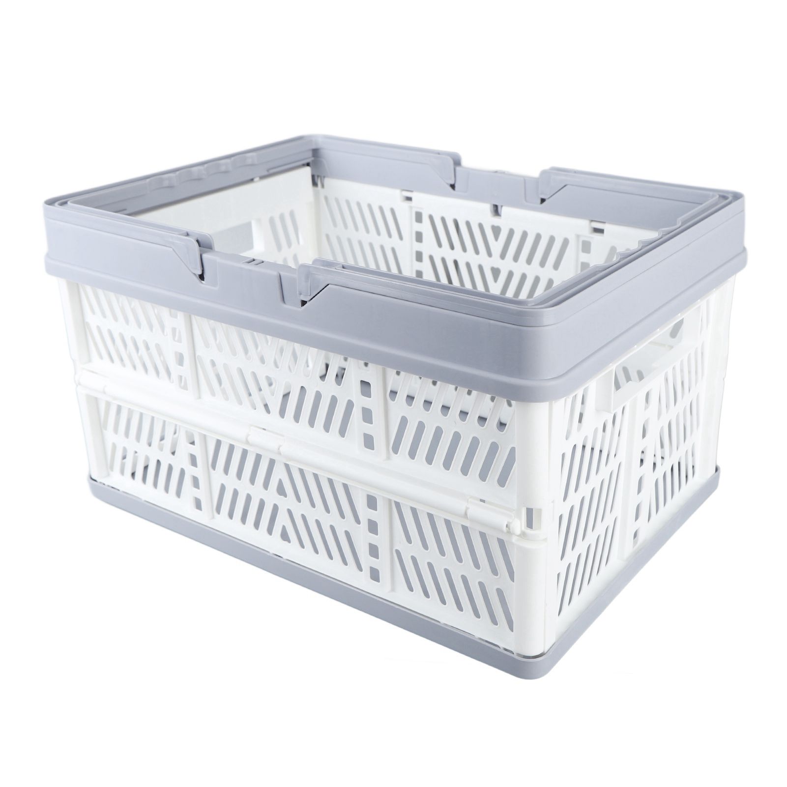 Collapsible Baskets with Handles PP Waterproof Collapsible Storage Crates for view 7