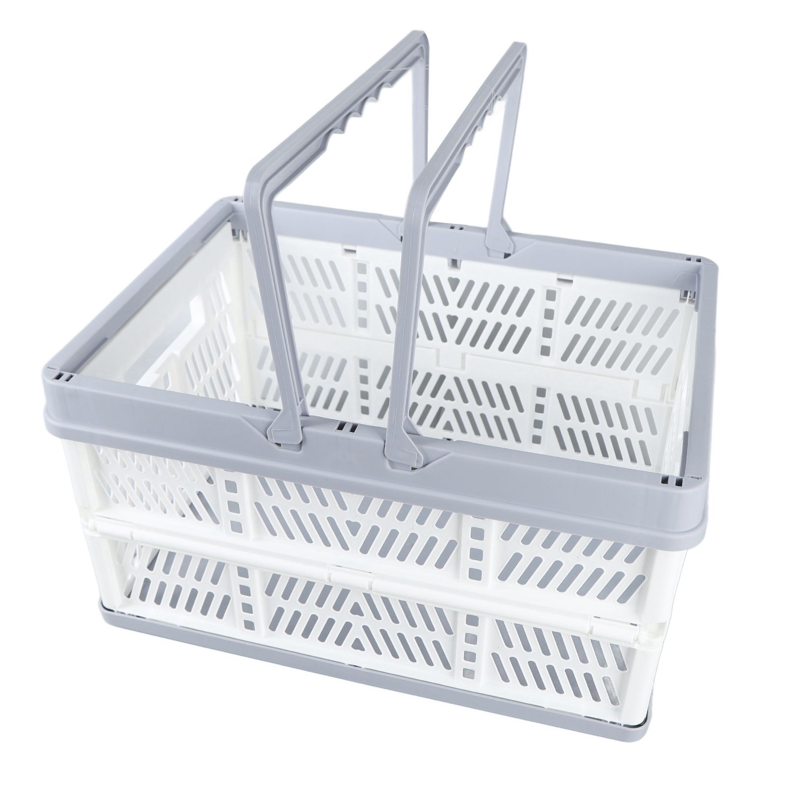 Collapsible Baskets with Handles PP Waterproof Collapsible Storage Crates for view 9