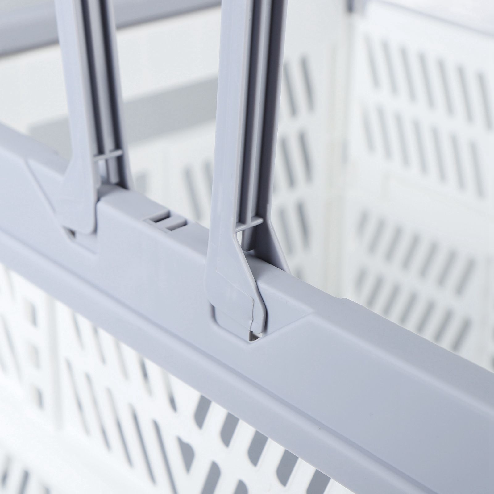 Collapsible Baskets with Handles PP Waterproof Collapsible Storage Crates for view 13
