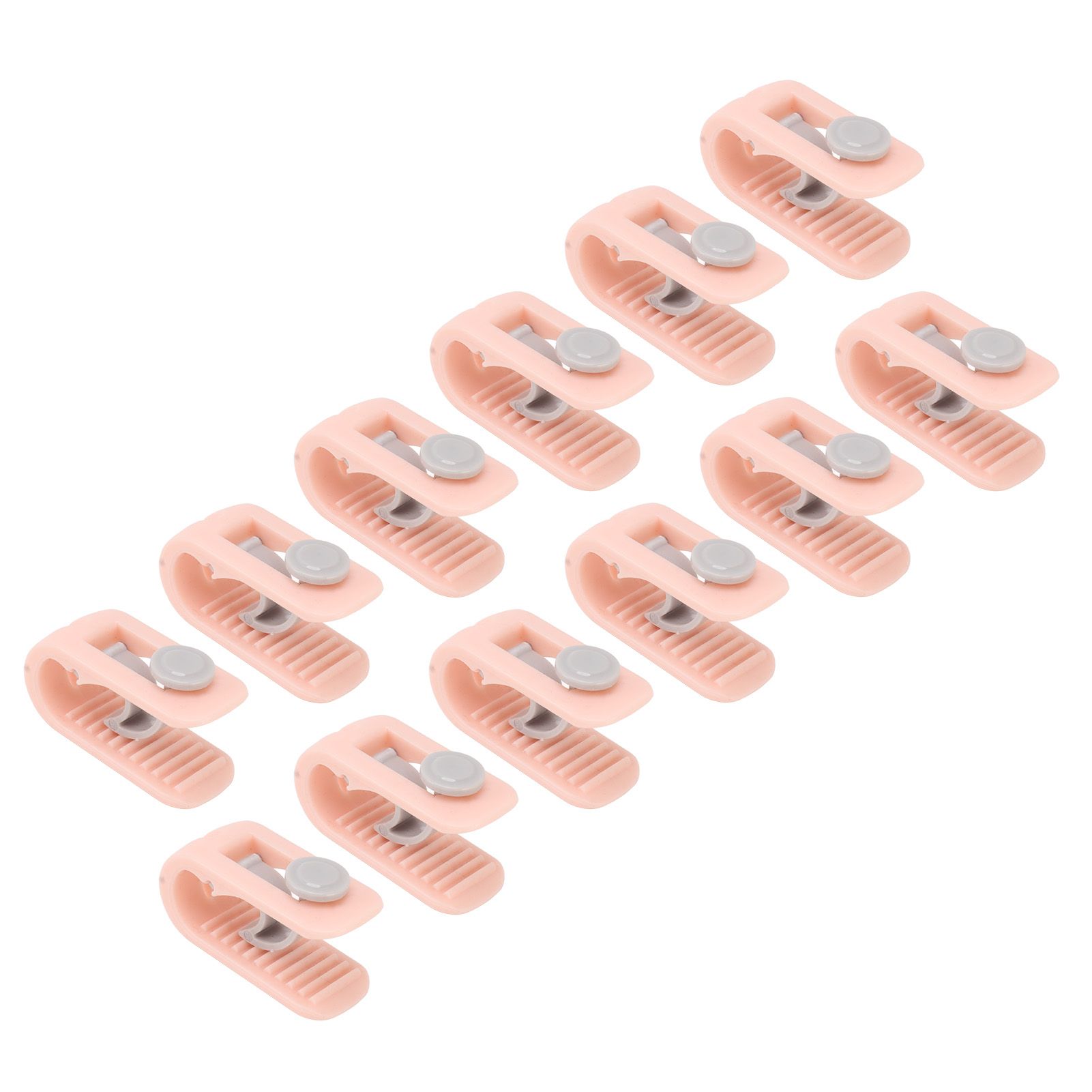 12pcs Bed Sheet Clips Prevent Slip Needleless Safe 180 Degree Closure view 2
