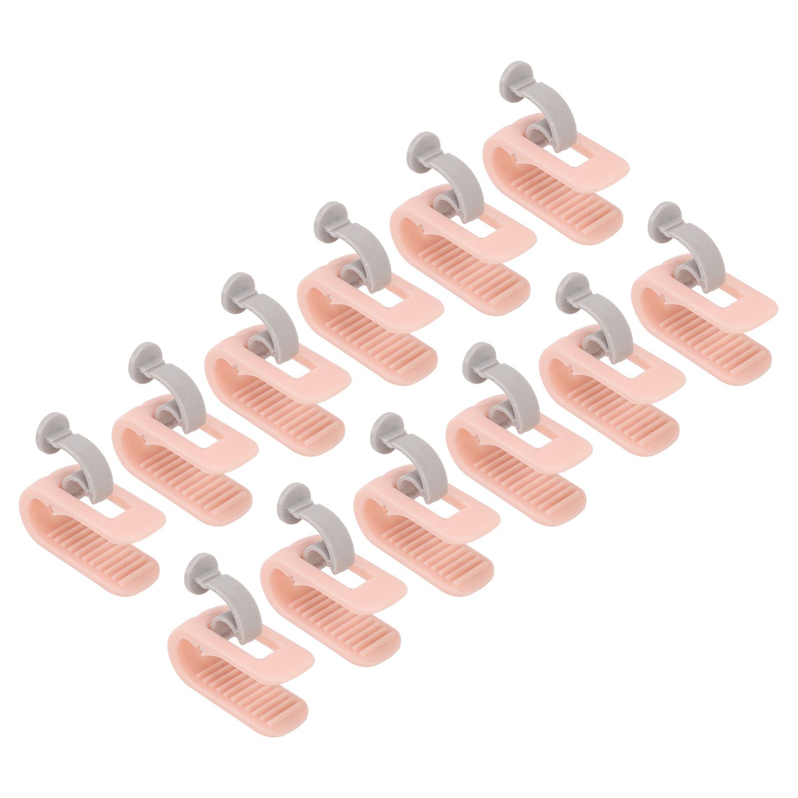12pcs Bed Sheet Clips Prevent Slip Needleless Safe 180 Degree Closure view 3