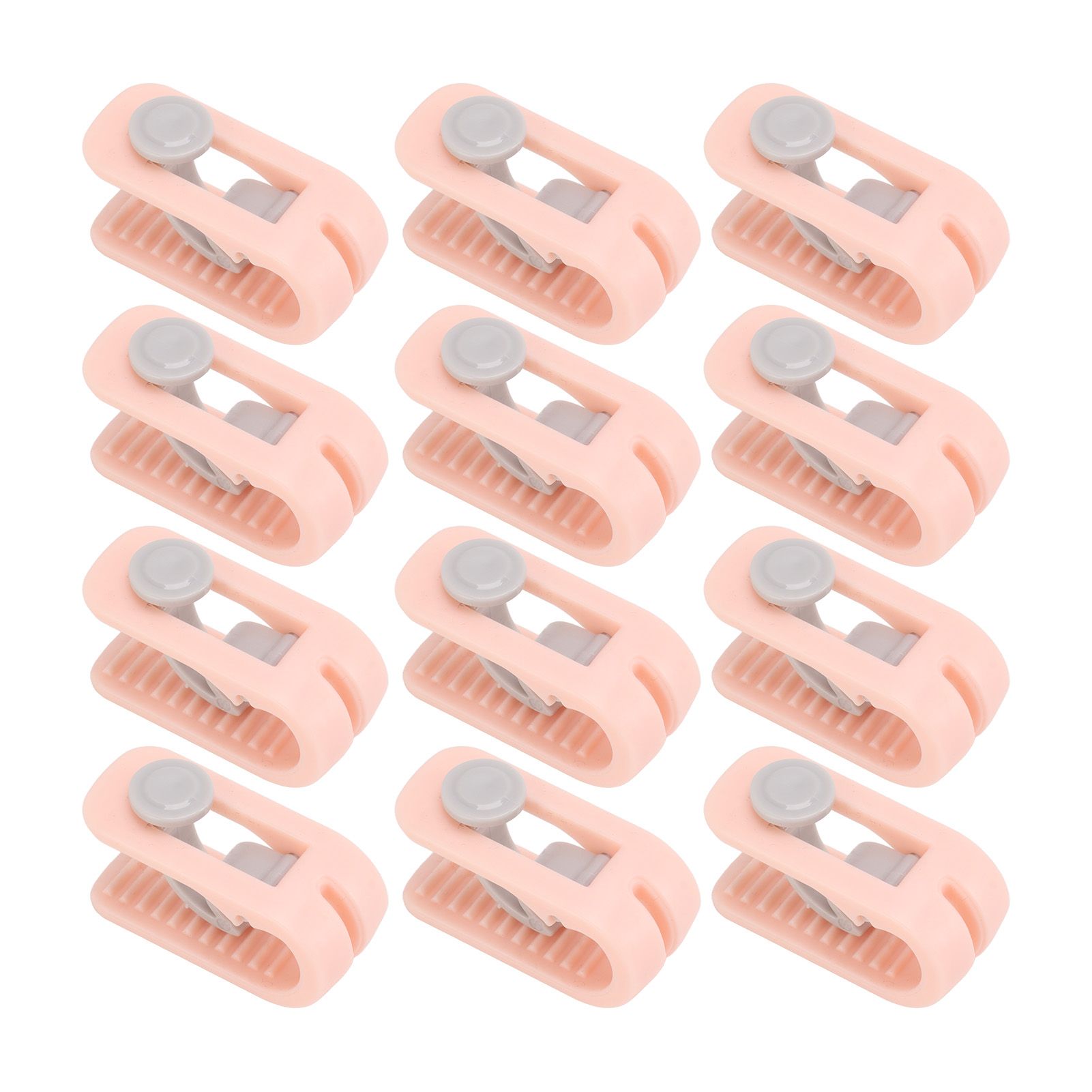 12pcs Bed Sheet Clips Prevent Slip Needleless Safe 180 Degree Closure view 7