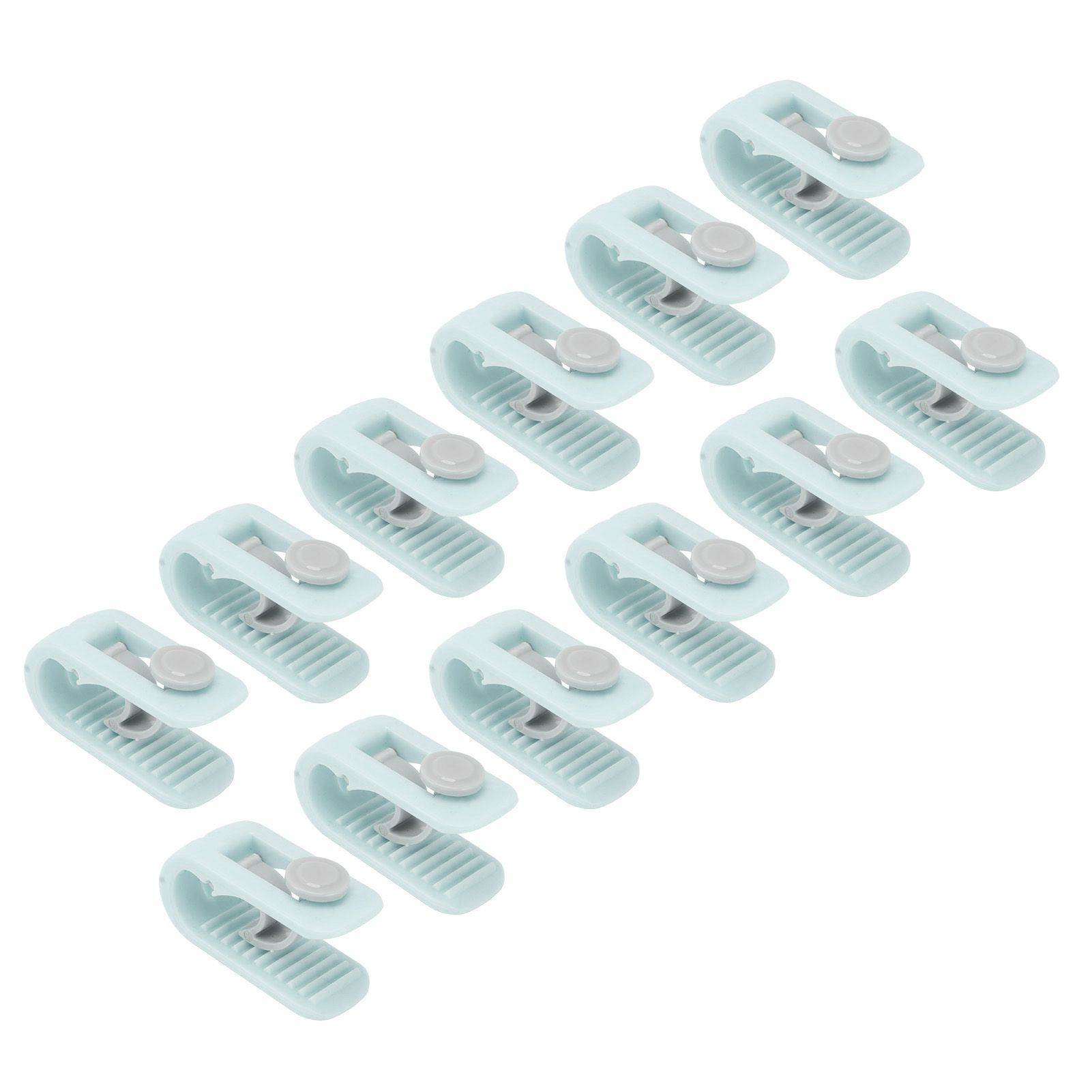 12pcs Bed Sheet Clips Prevent Slip Needleless Safe 180 Degree Closure view 2