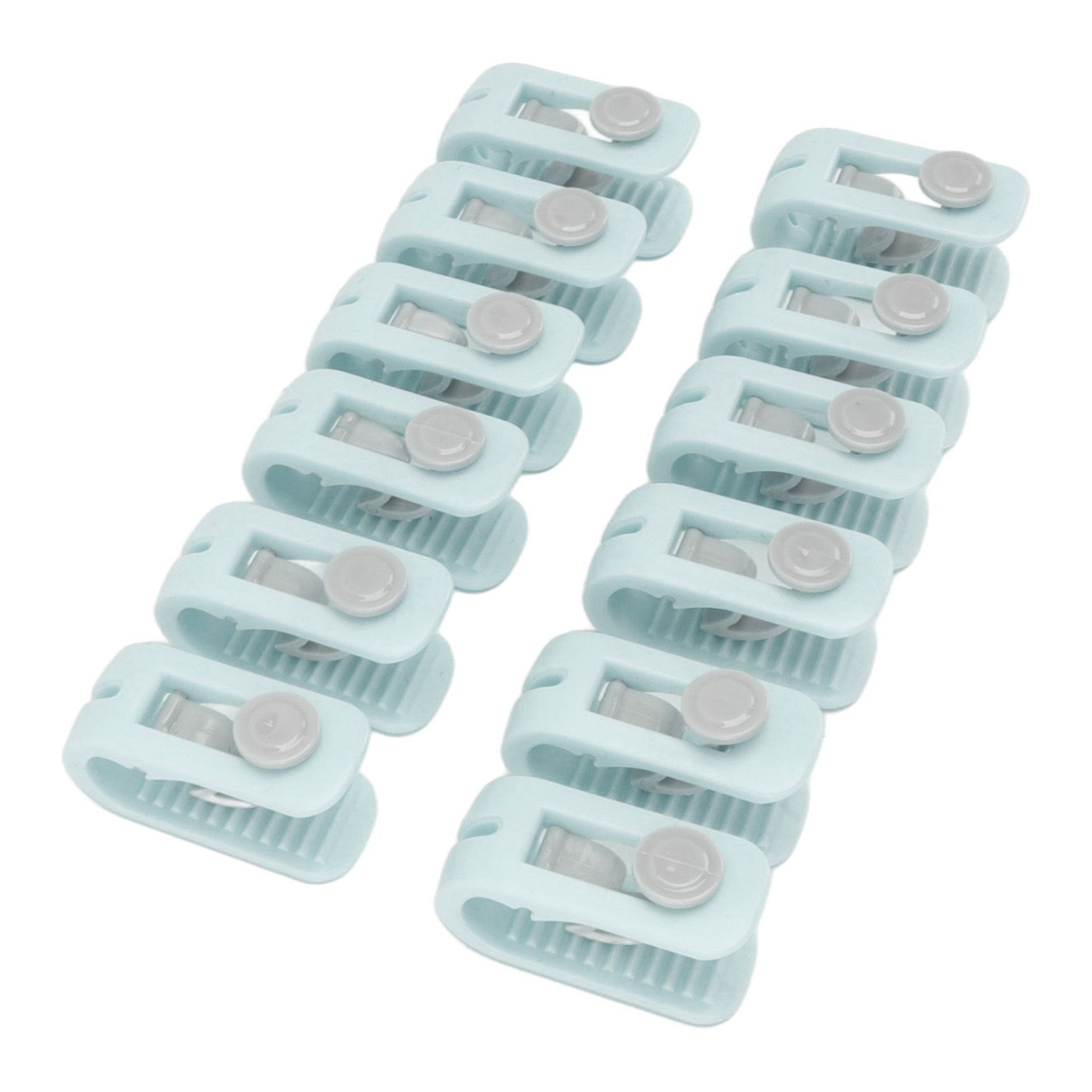 12pcs Bed Sheet Clips Prevent Slip Needleless Safe 180 Degree Closure view 5