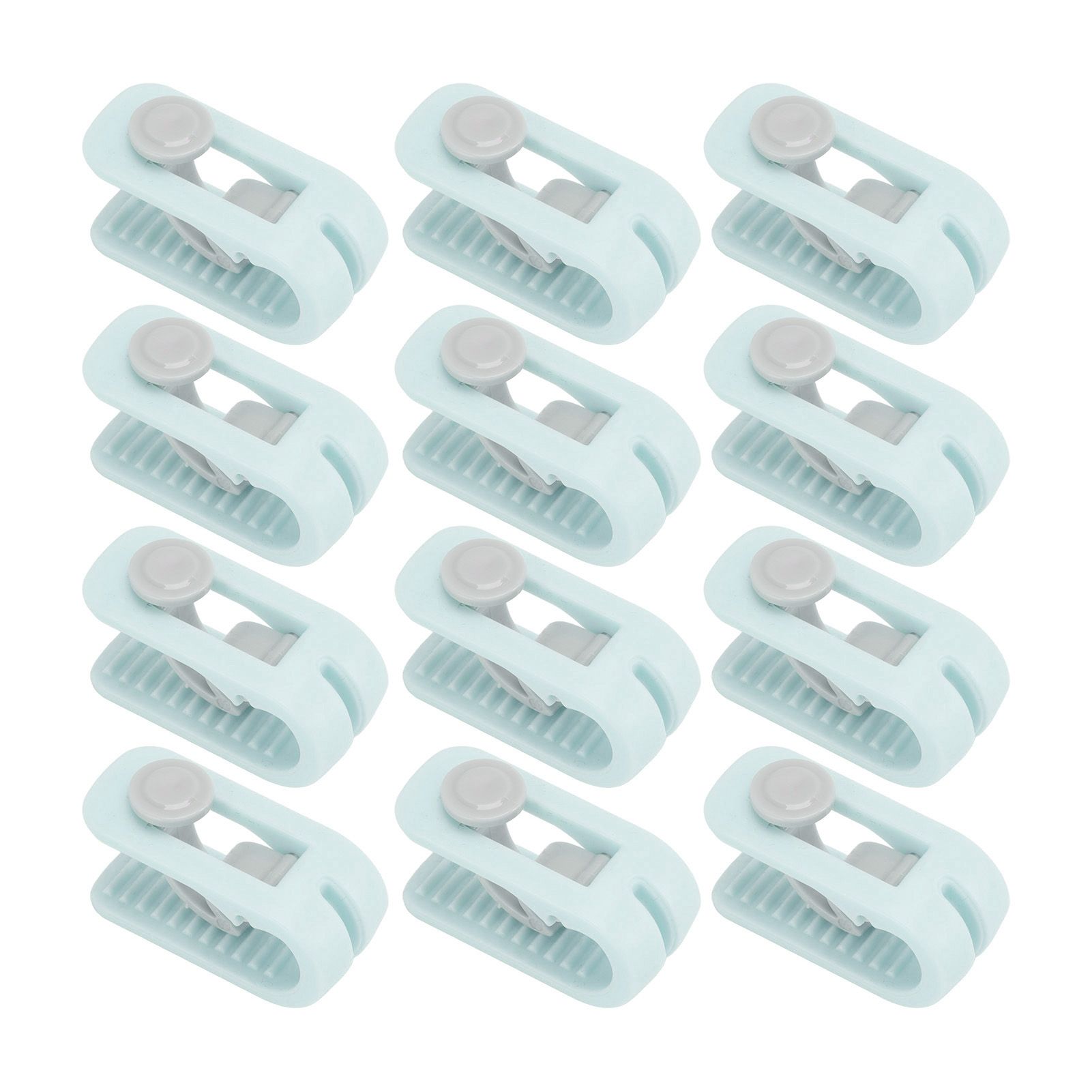 12pcs Bed Sheet Clips Prevent Slip Needleless Safe 180 Degree Closure view 7
