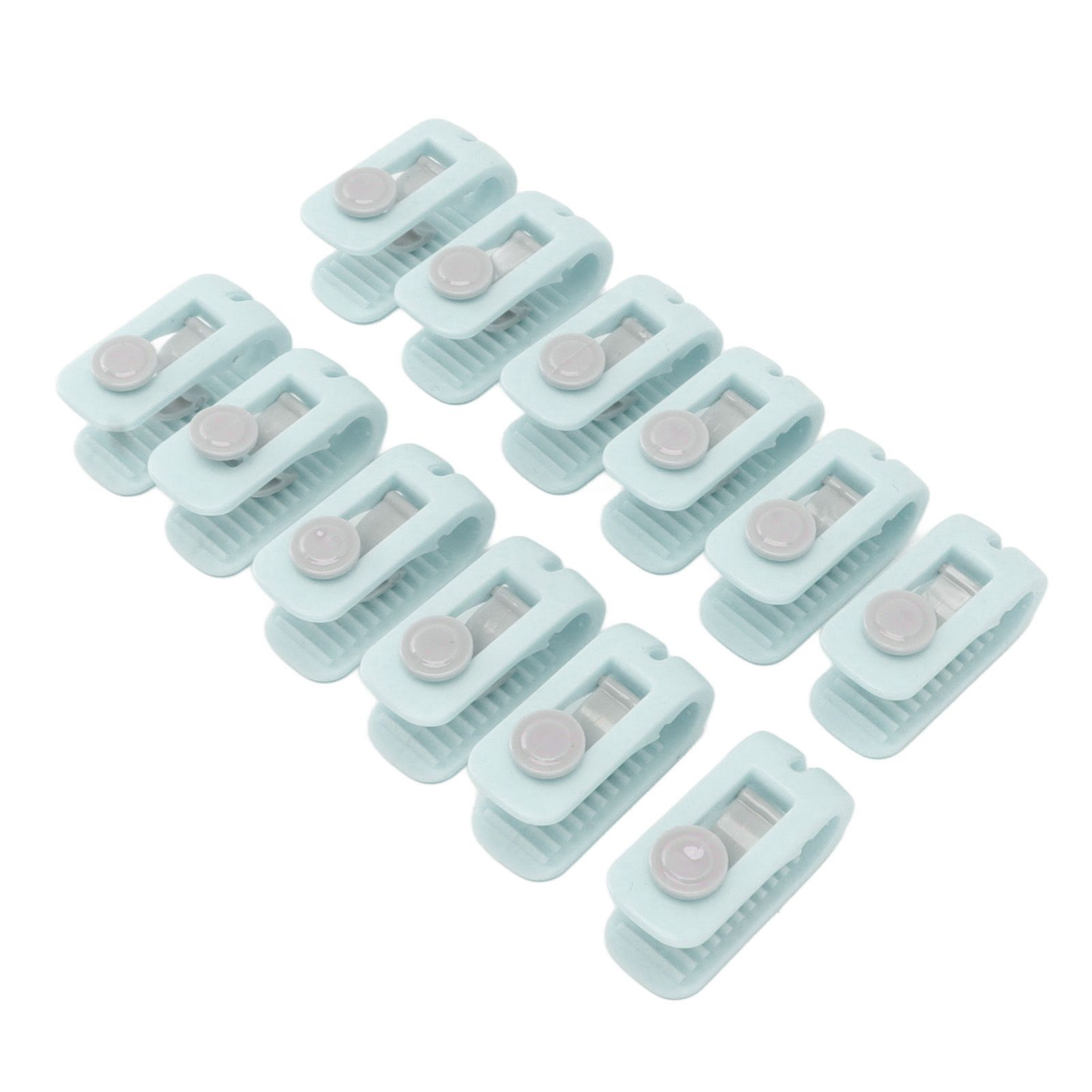 12pcs Bed Sheet Clips Prevent Slip Needleless Safe 180 Degree Closure view 8