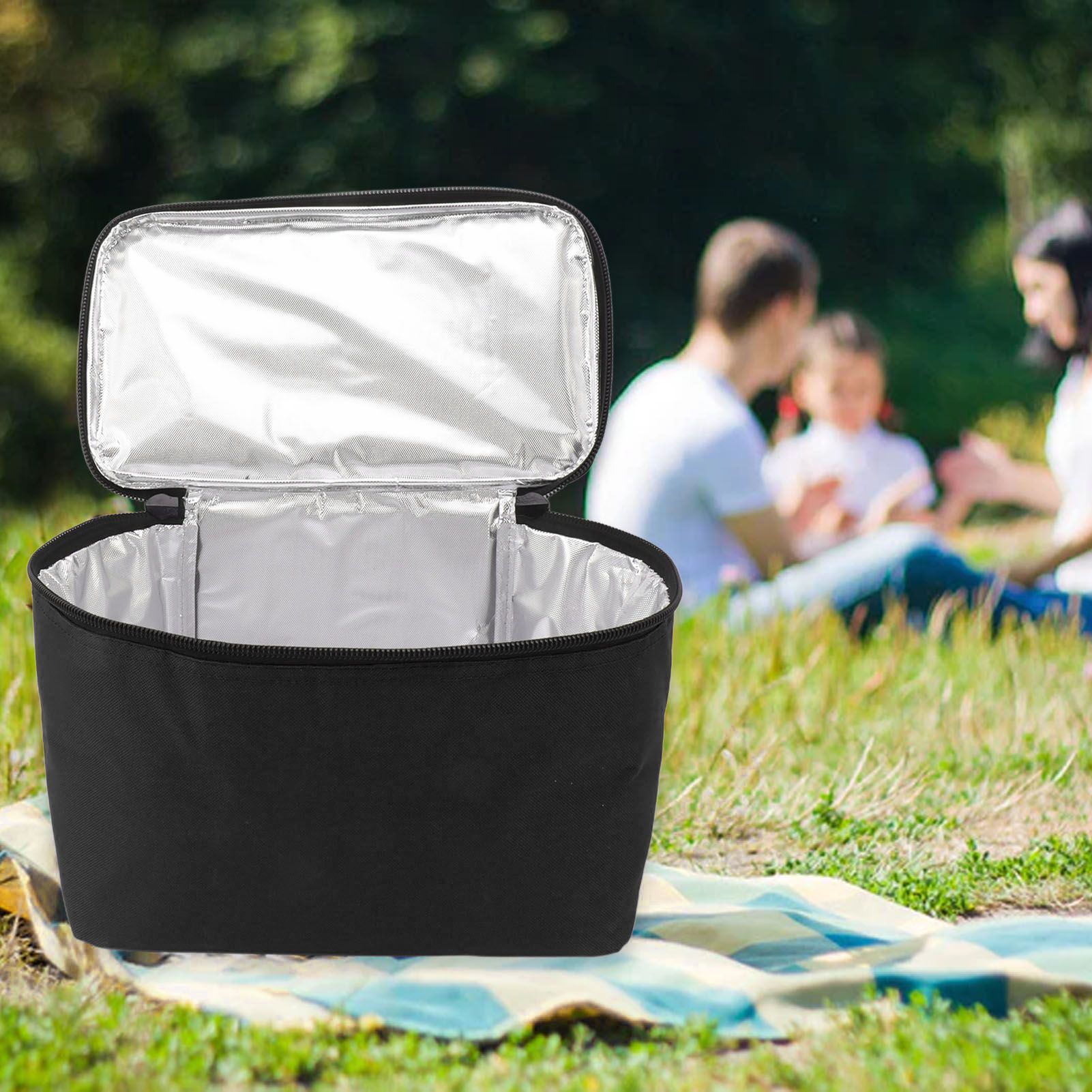 Insulated Grocery Bag Reusable Portable Shopping Collapsible Cooler Food view 12
