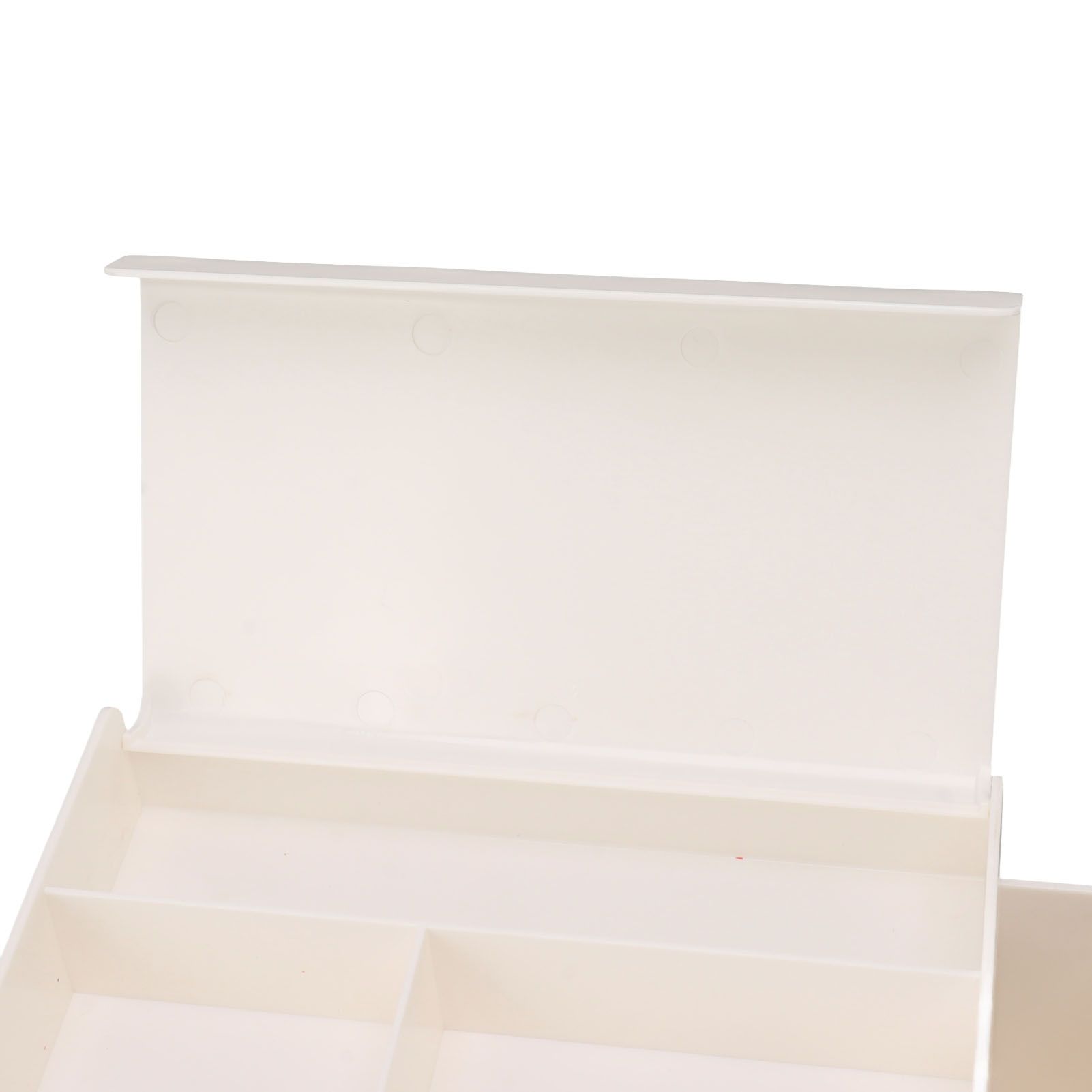 Desktop Storage Box with 3 Drawers Side Holder Plastic Container for Cosmetic view 13