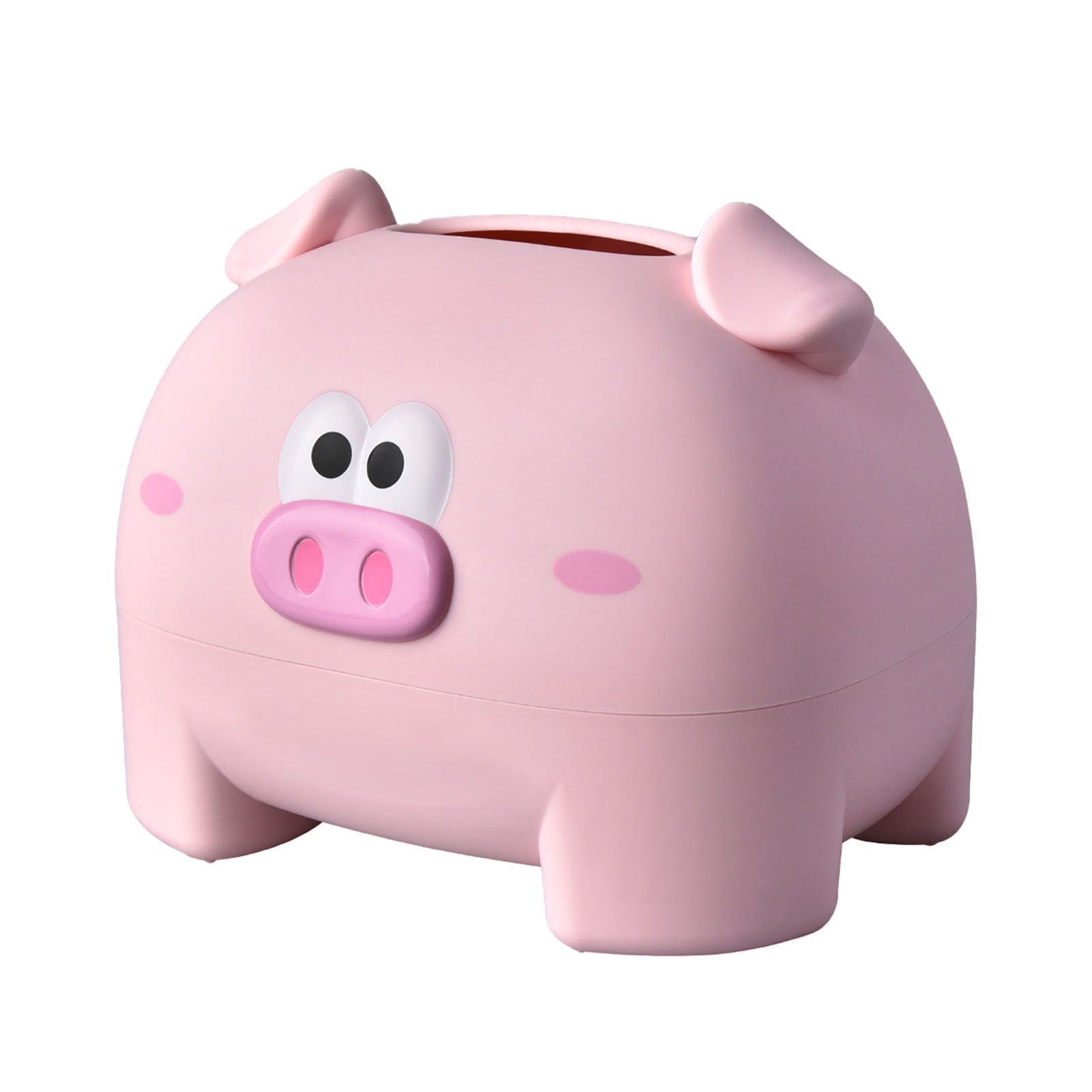 Cute Tissue Storage Box Pig Shaped Decorative Towel Napkin Container Case For