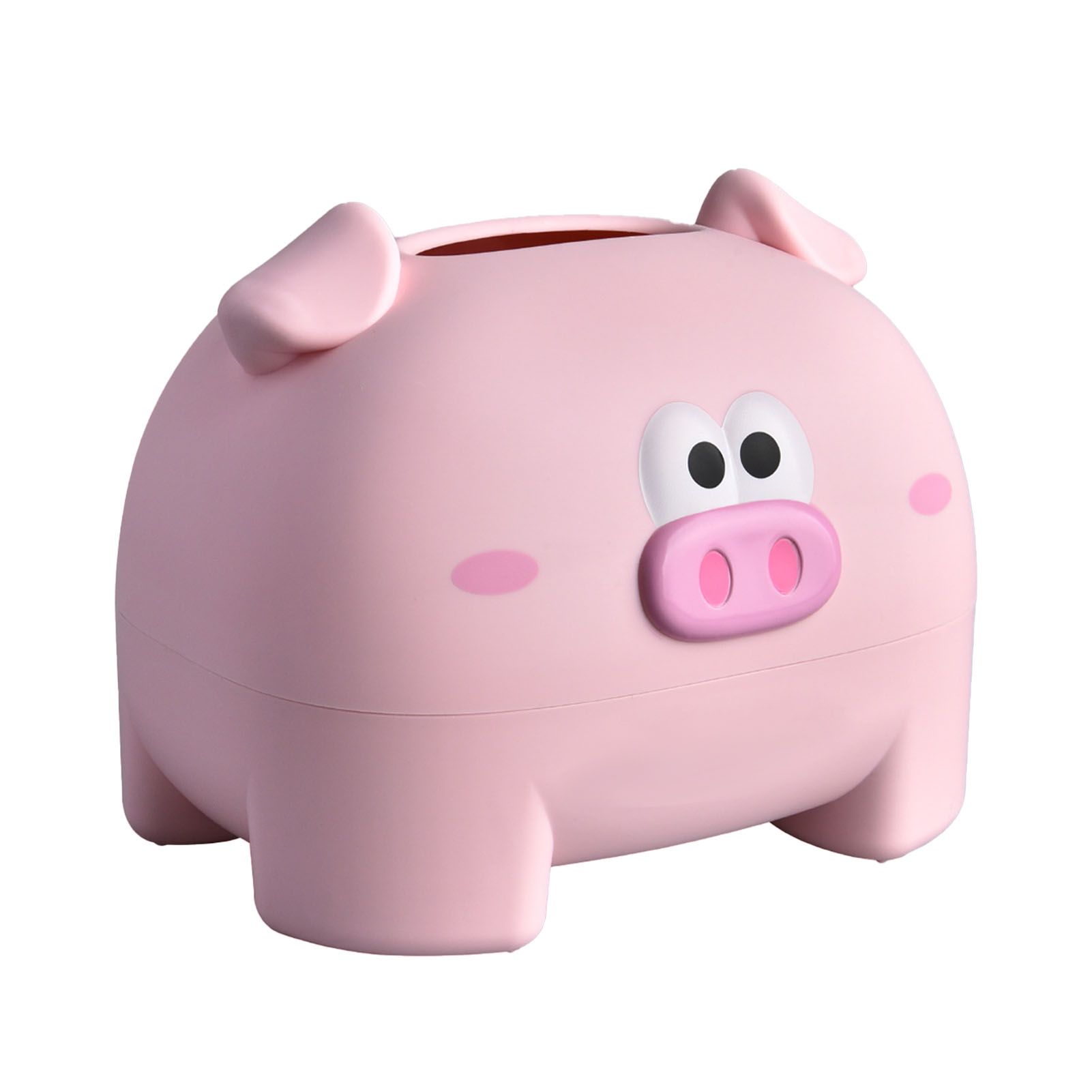 Cute Tissue Storage Box Pig Shaped Decorative Towel Napkin Container Case For view 4