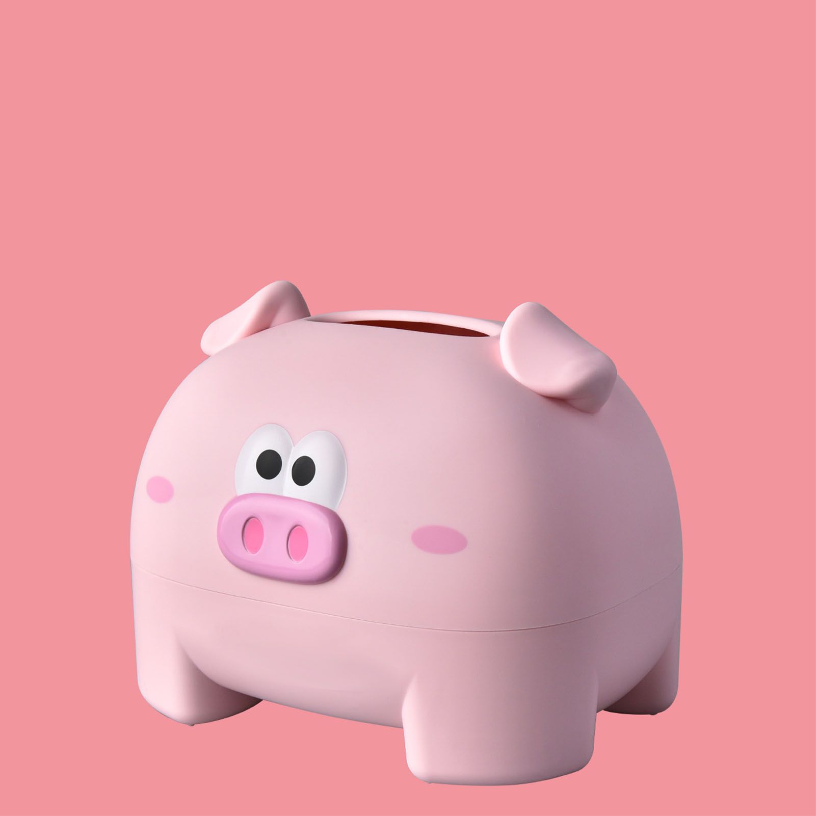 Cute Tissue Storage Box Pig Shaped Decorative Towel Napkin Container Case For view 5