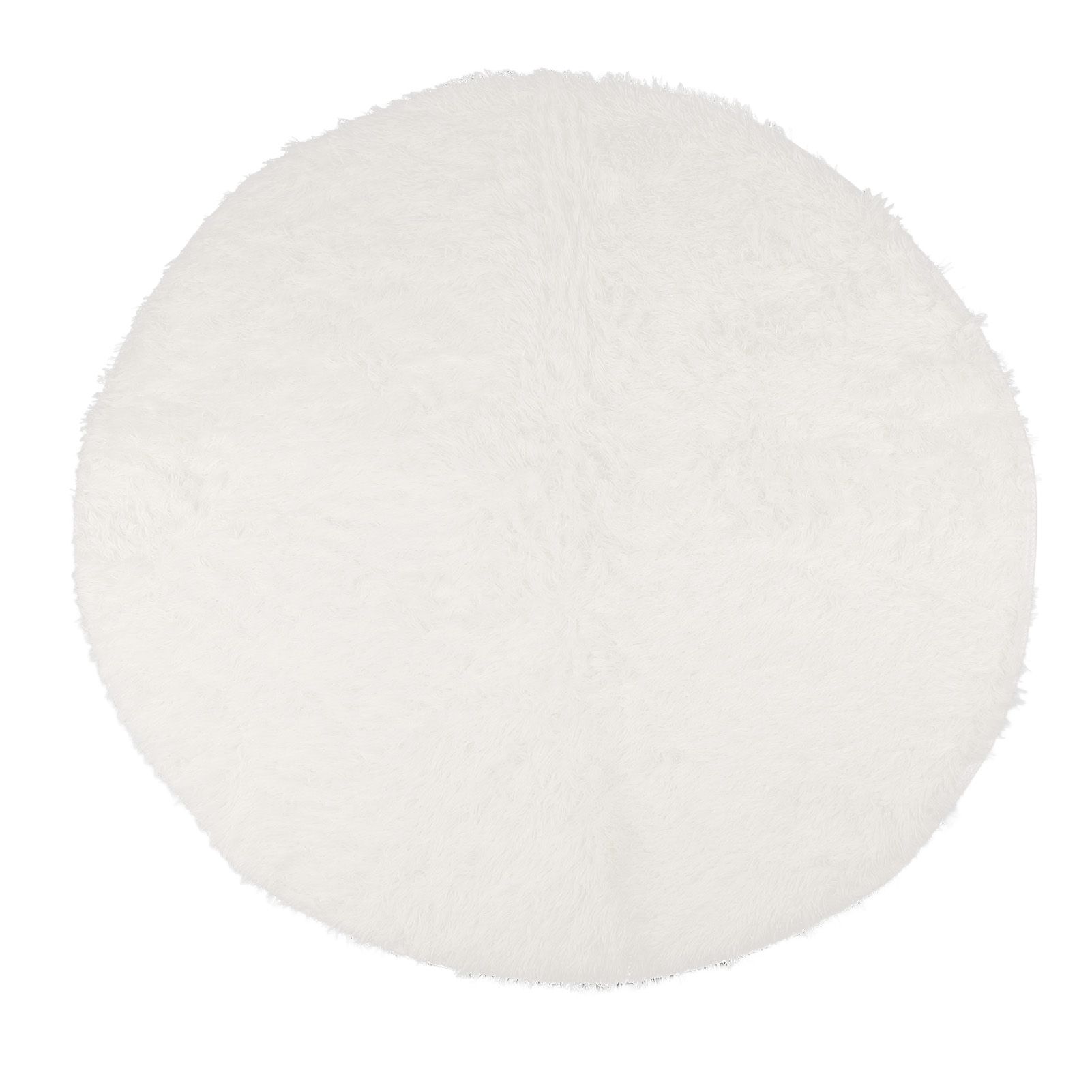 Round Plush Carpet Super Soft Fluffy Carpets Anti Skid Fuzzy Rug Modern Plush