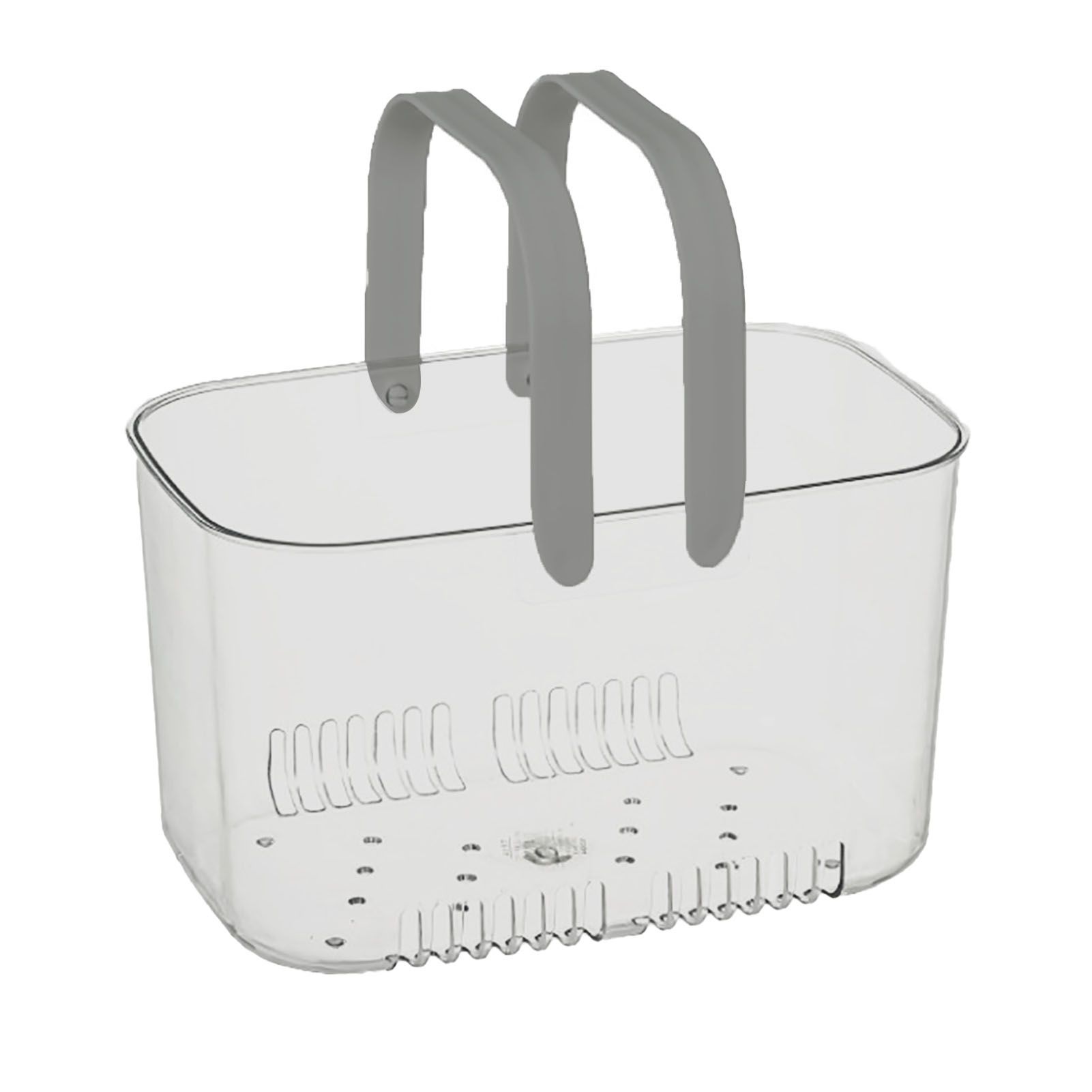 Clear Hand Basket Comfortable Handle Ventilation Holes Easy Access Versatile
