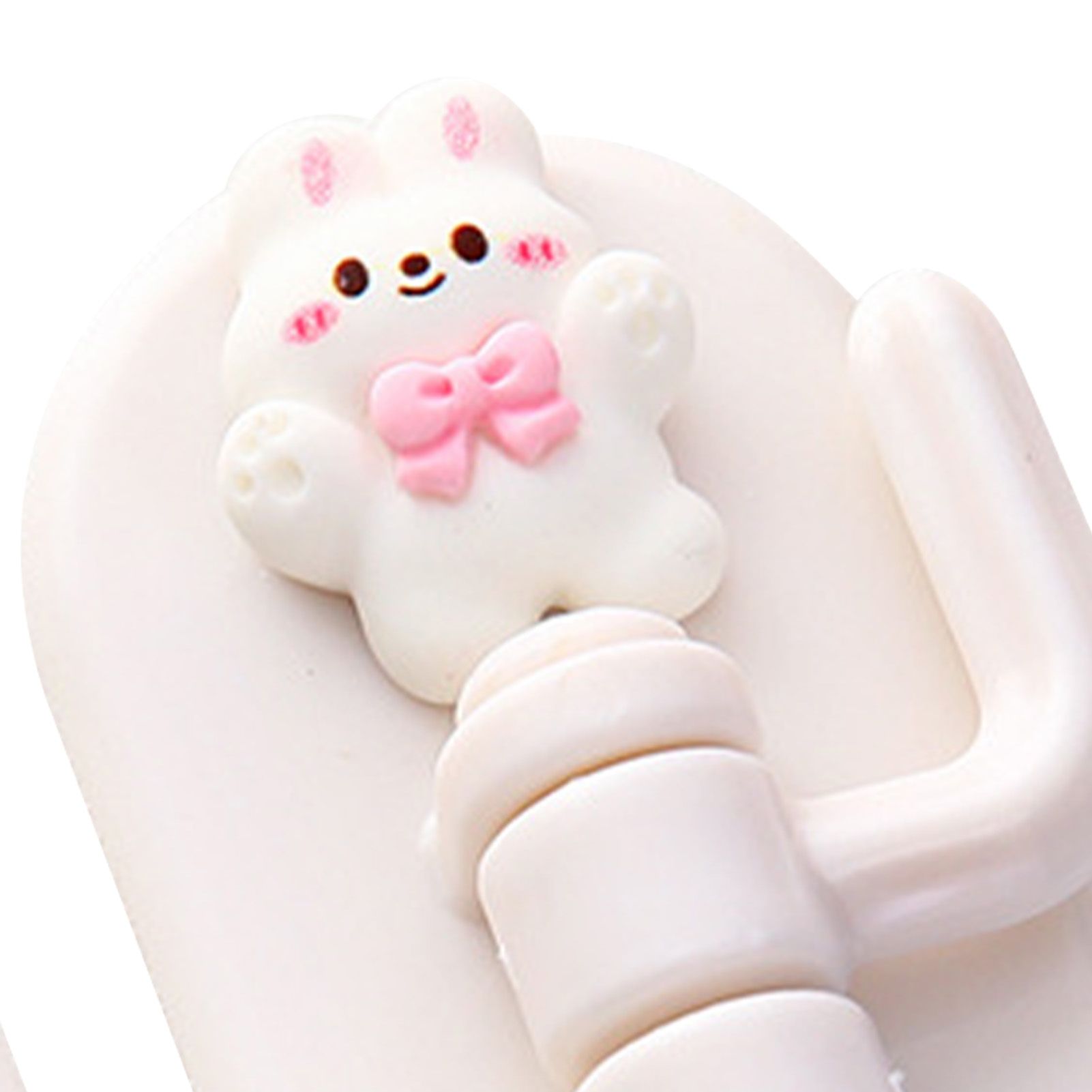 Self Adhesive Hanger Punch Free Rotating 3 Hooks Cute Animal Wall Door Holder view 9