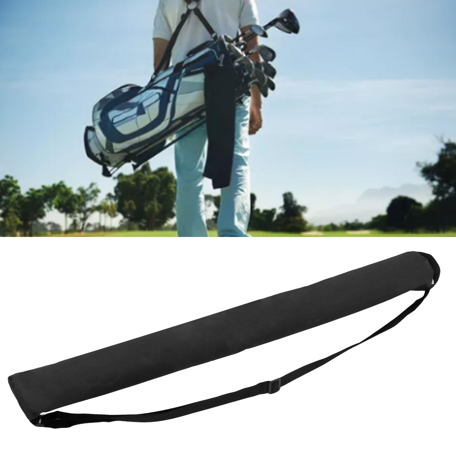 Golf Beer Sleeve 2.3L 7 Can Insulated Golf Cooler Bag Beer Holder Sling to view 11