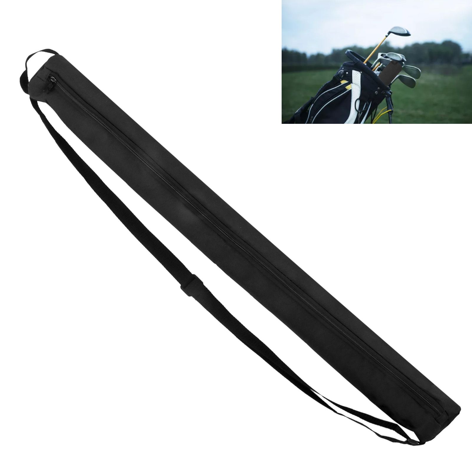 Golf Beer Sleeve 2.3L 7 Can Insulated Golf Cooler Bag Beer Holder Sling to view 12