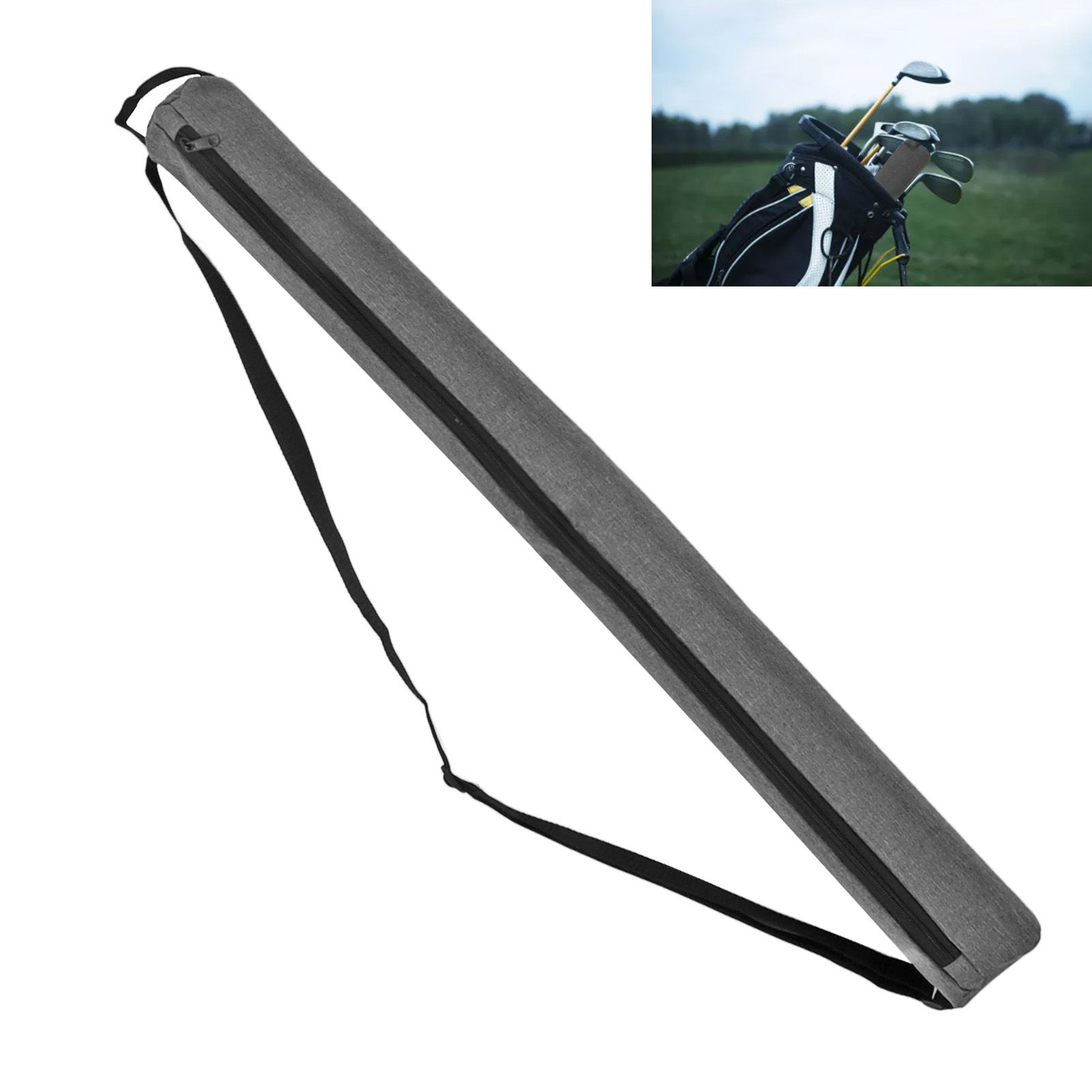 Golf Beer Sleeve 2.3L 7 Can Insulated Golf Cooler Bag Beer Holder Sling to view 12
