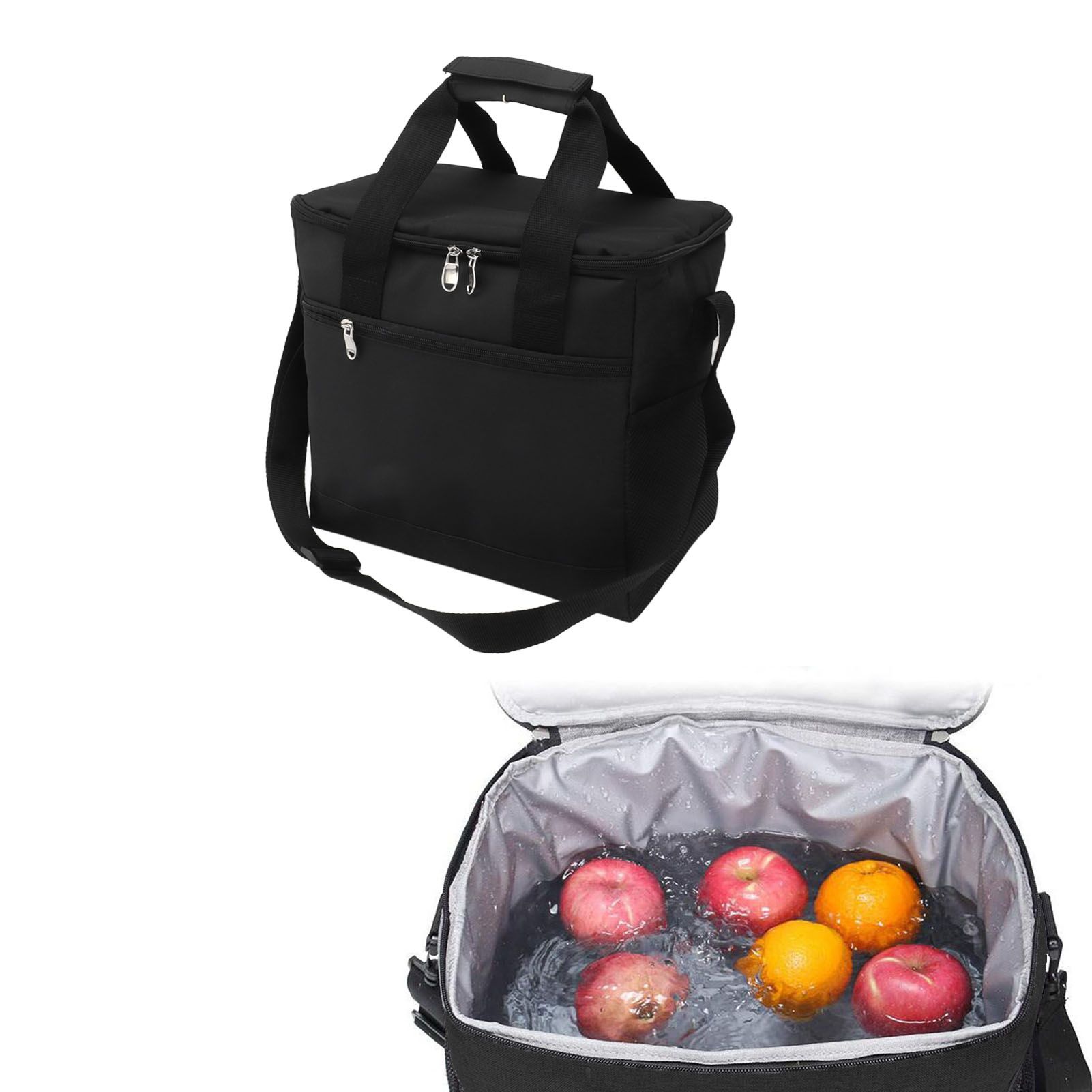 Collapsible Cooler Bag 15L Large Capcity Insulated Leakproof Heat Preservation view 12