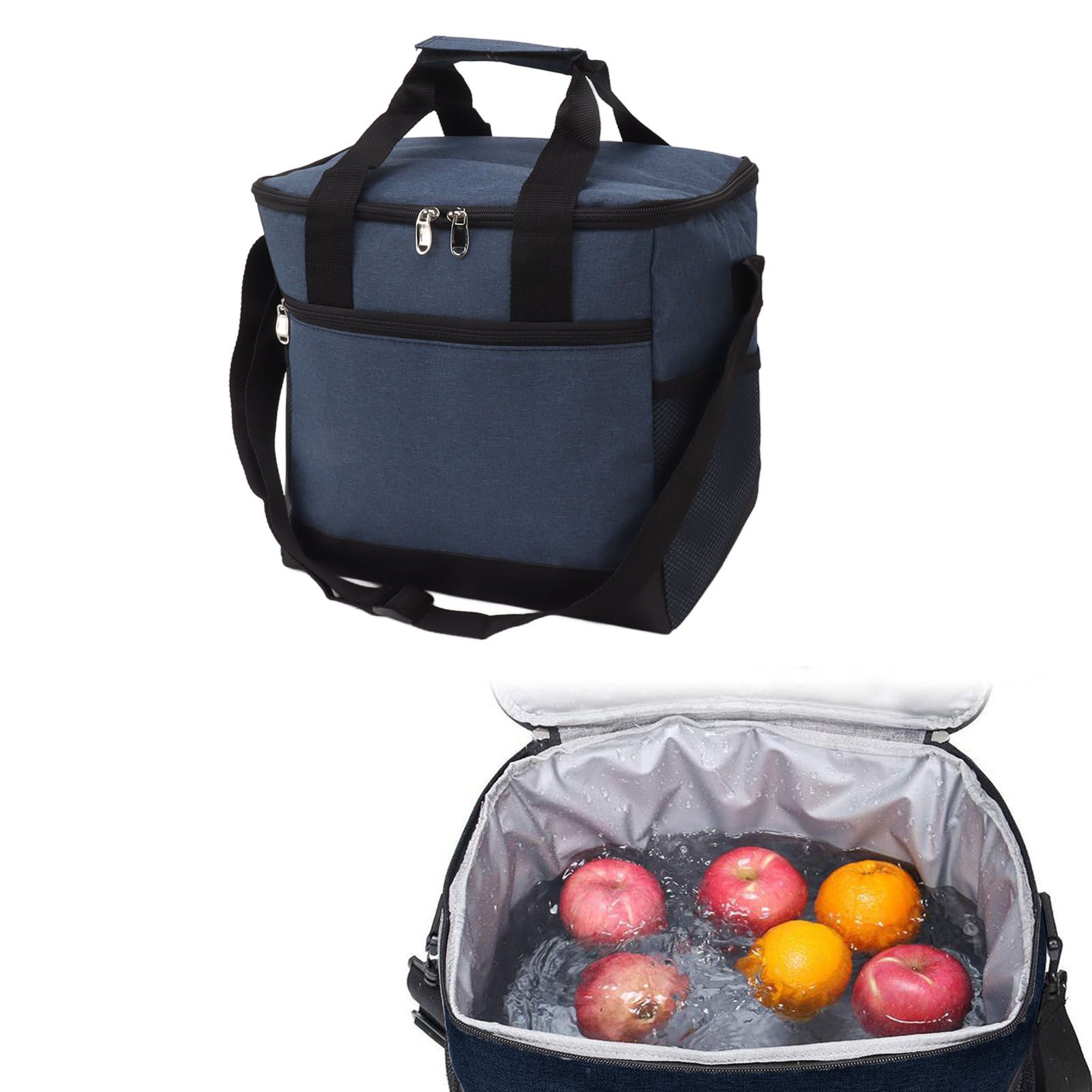 Collapsible Cooler Bag 15L Large Capcity Insulated Leakproof Heat Preservation view 12