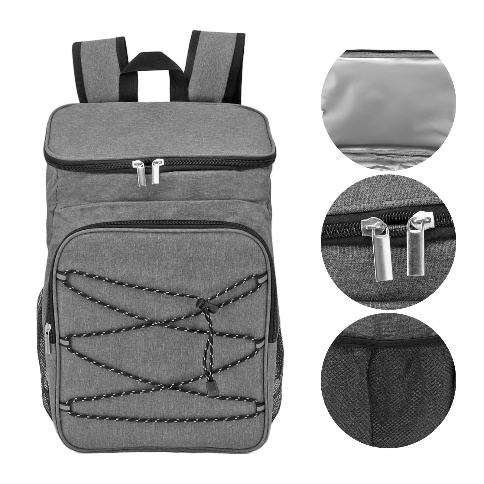 Camping Insulated Backpack Cooler Backpackck Thermal Cooler Bag with Cup view 10