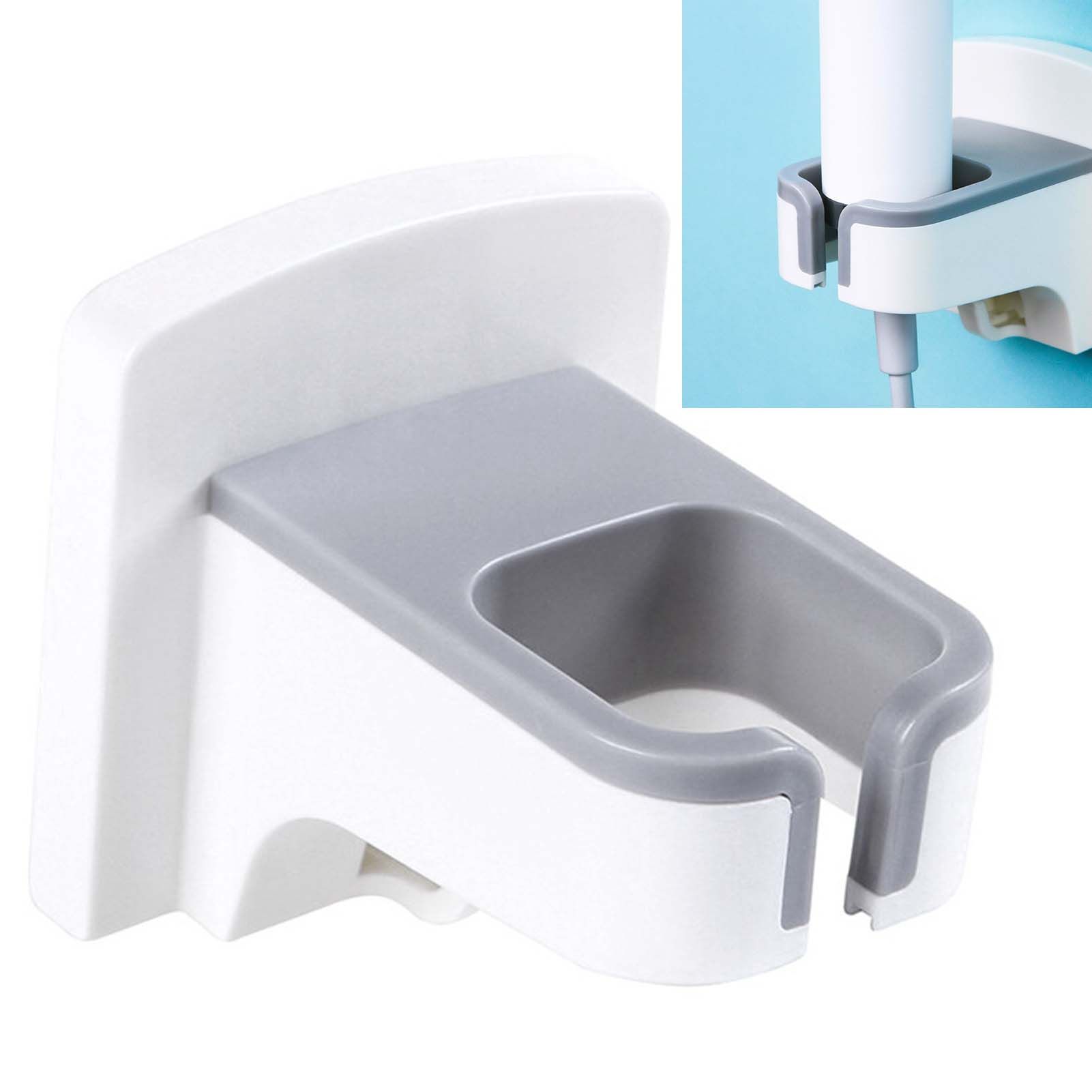 Wall Mounted Hair Dryer Holder Punch Free Self Adhesive Blow Dryer Holder for view 6