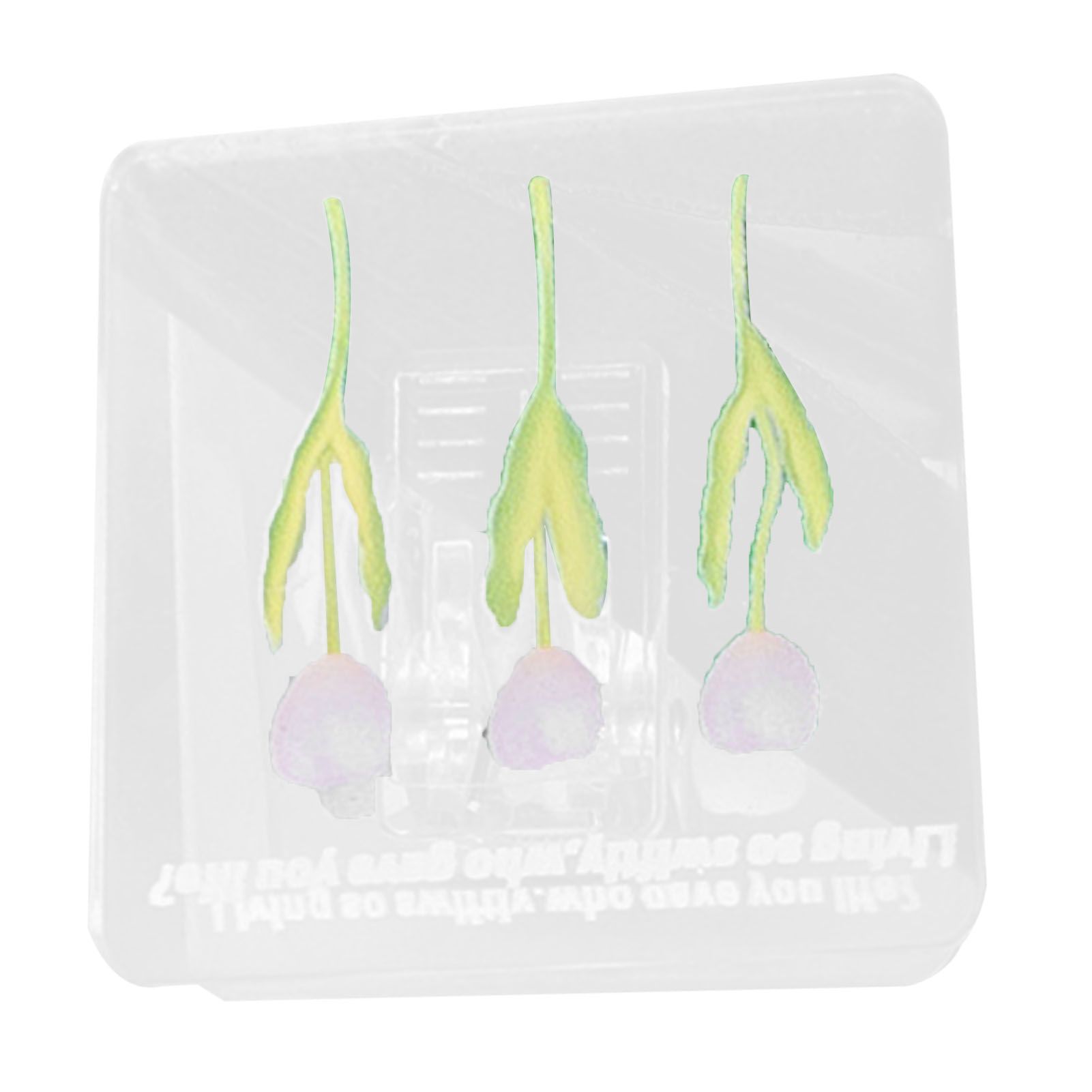 Double Sided Photo Clip Acrylic Tulip Pattern Multifunctional Transparent view 4