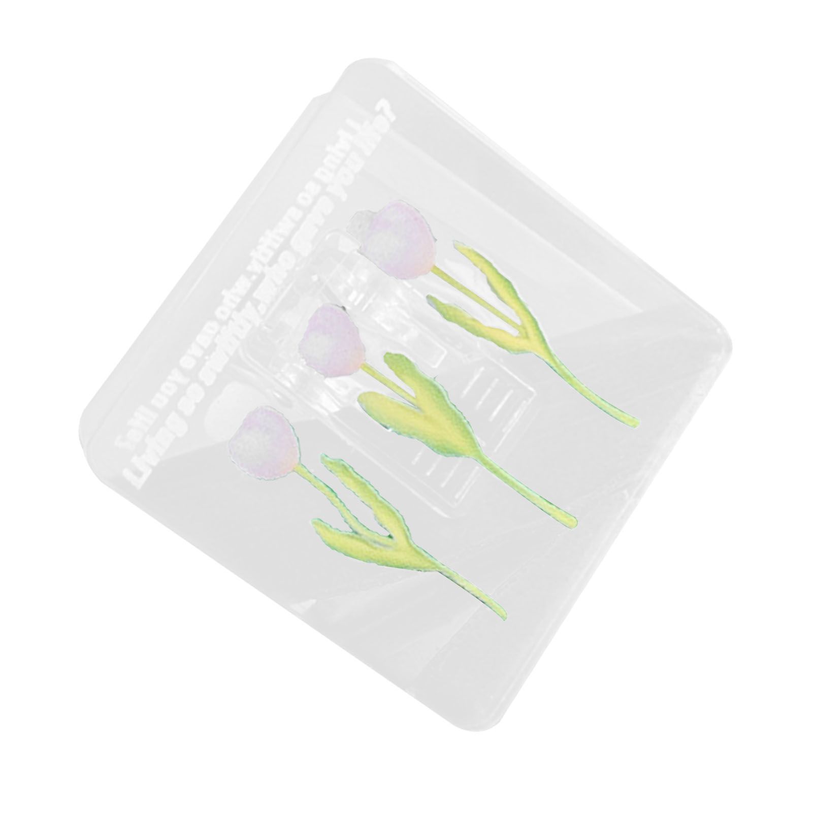 Double Sided Photo Clip Acrylic Tulip Pattern Multifunctional Transparent view 9
