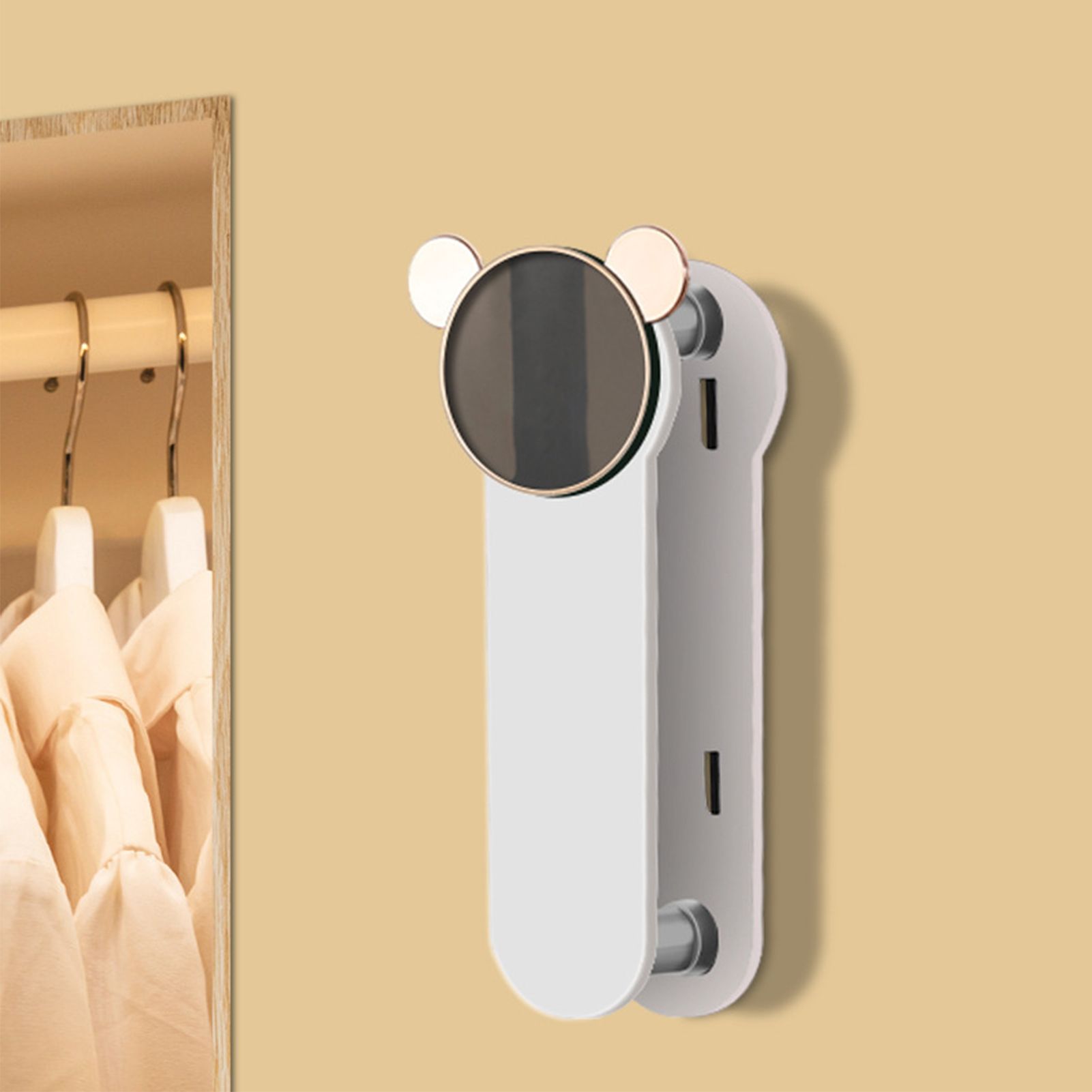 Wall Clothes Hangers Organizer Retractable Adhesive Space Saving Clothing view 5
