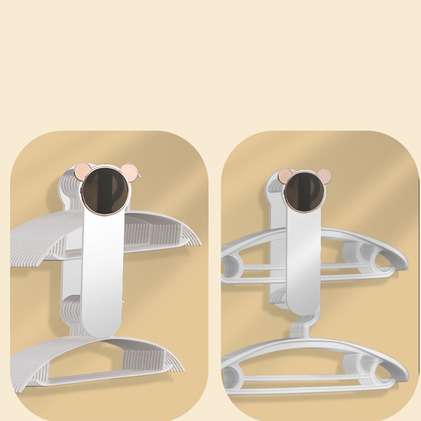 Wall Clothes Hangers Organizer Retractable Adhesive Space Saving Clothing view 10